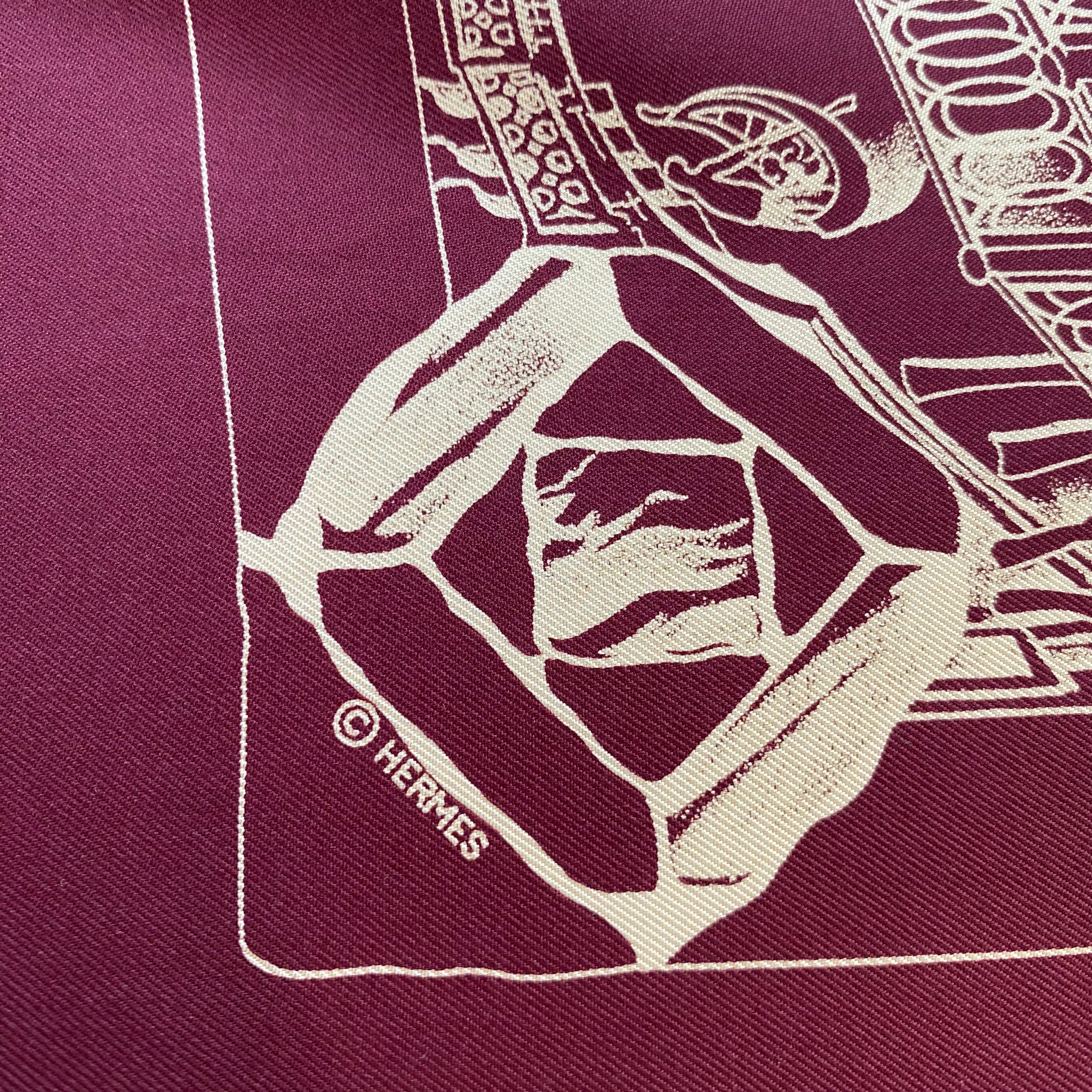 Hermès Trophées de Venise Silk Scarf