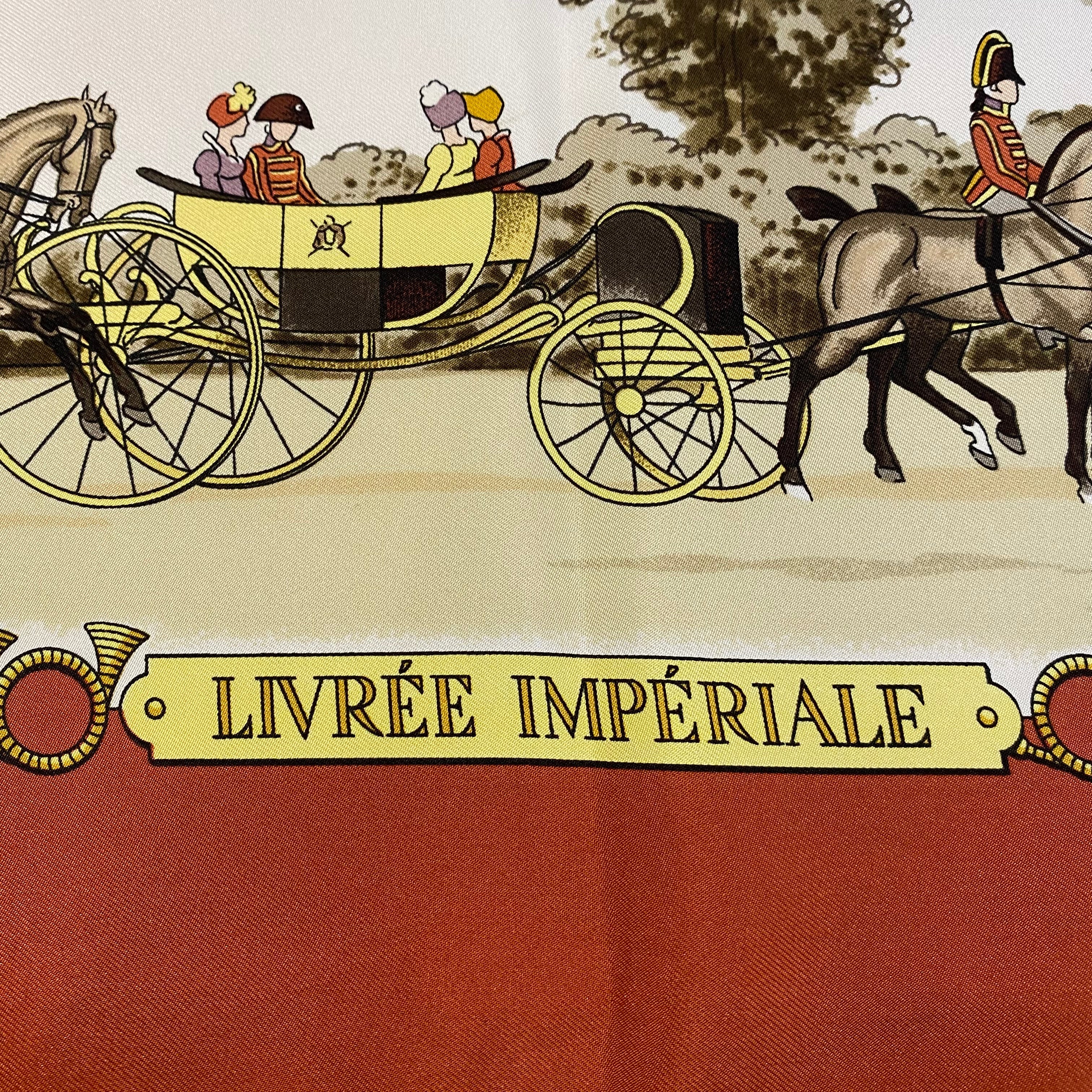Hermès Livrée Impériale Silk Scarf Rare