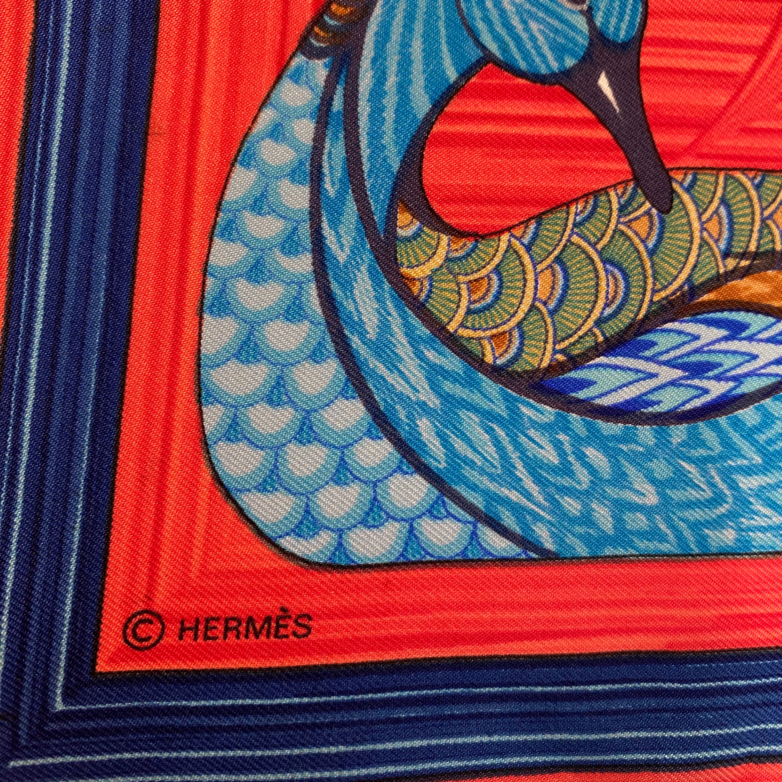 Hermès Boxed La Mare aux Canards Silk Scarf