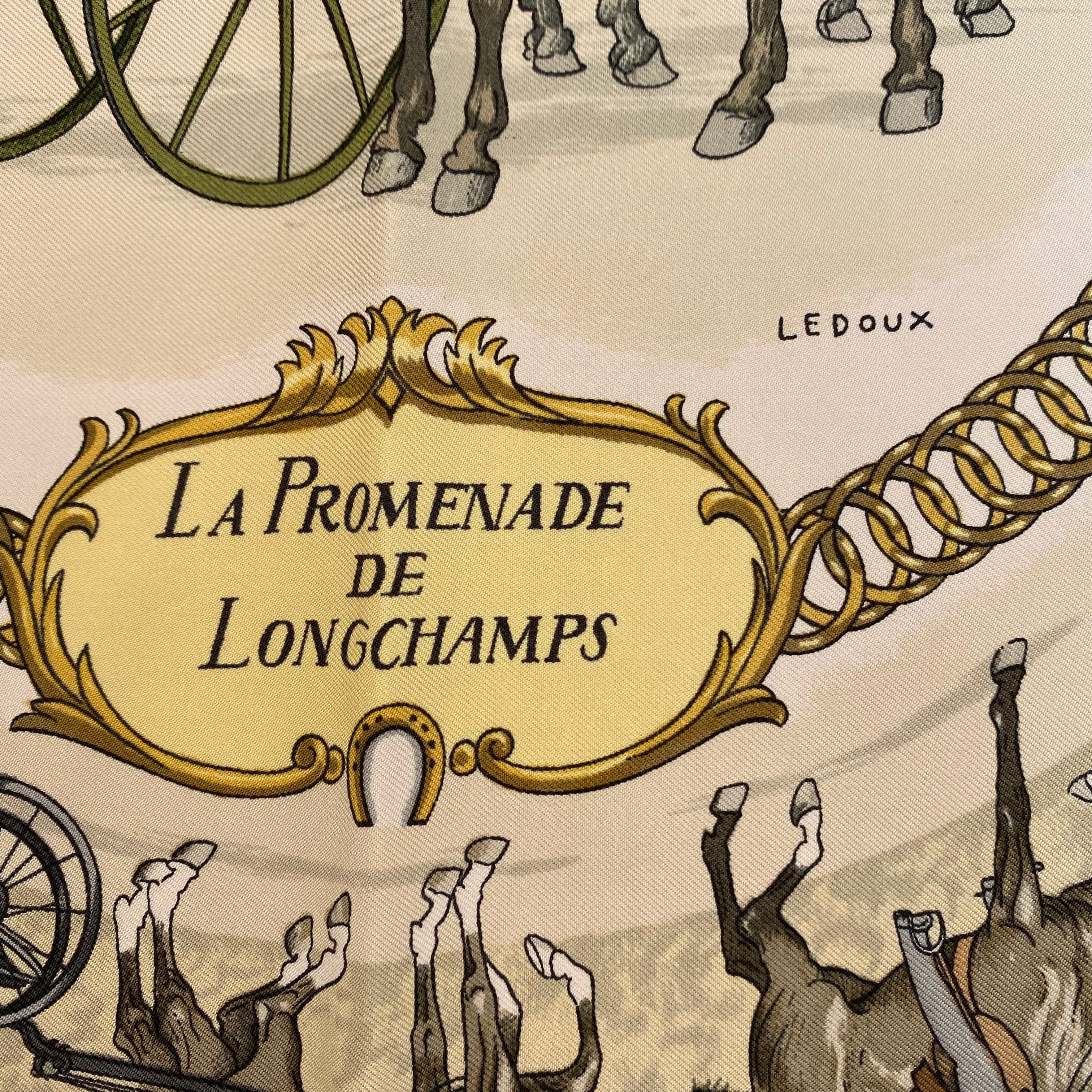 Hermès La Promenade de Langchamps Silk Scarf