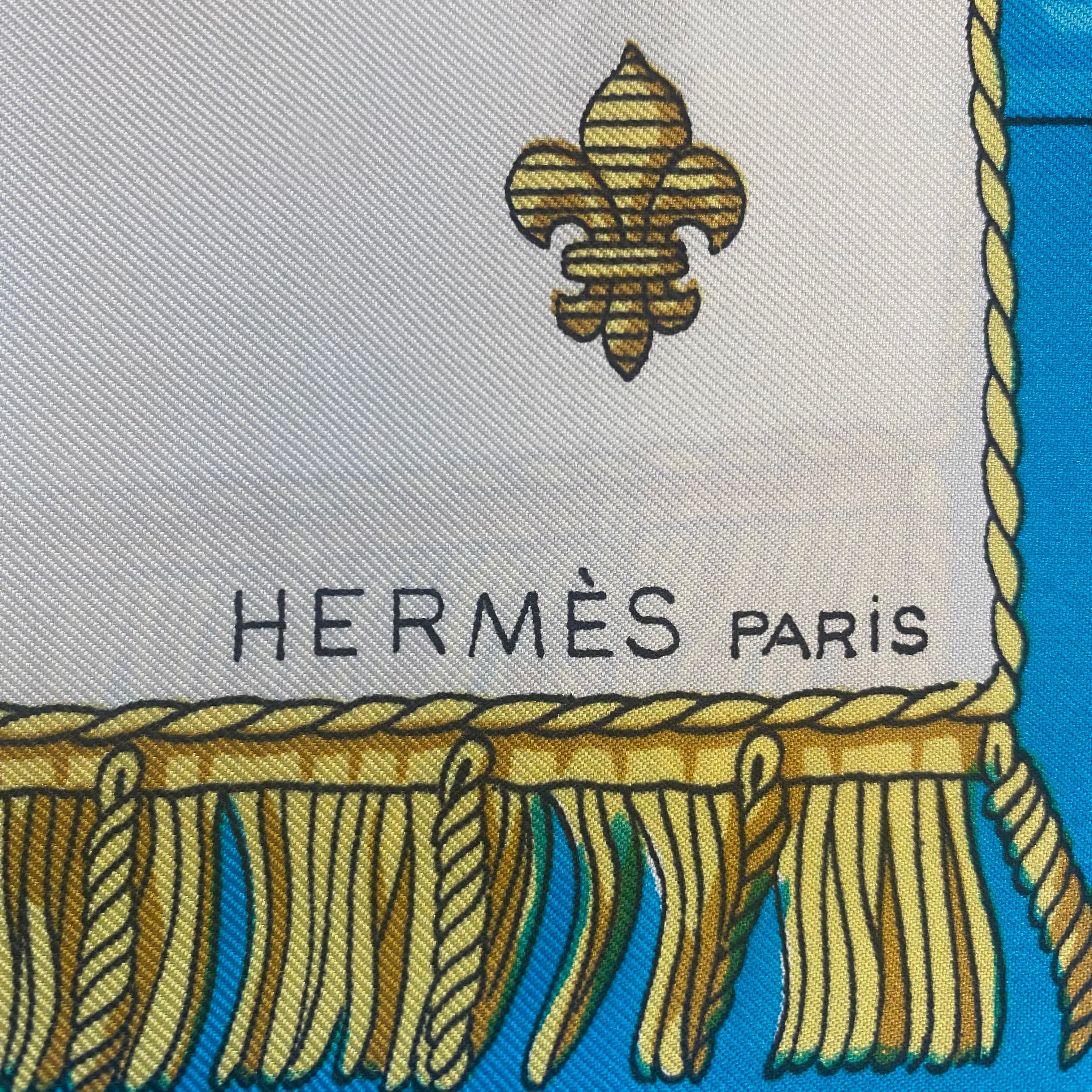 Hermès Vue Du Carrosse de la Galère la Réale Silk Scarf