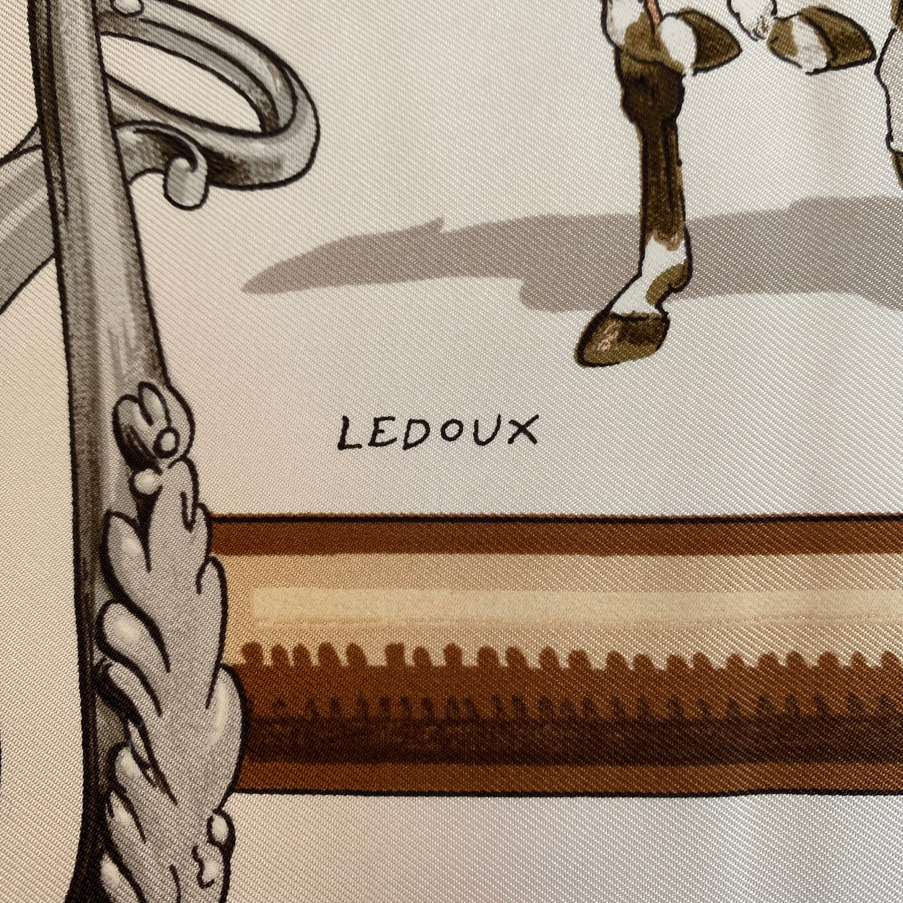 Hermès Equipages Silk Scarf