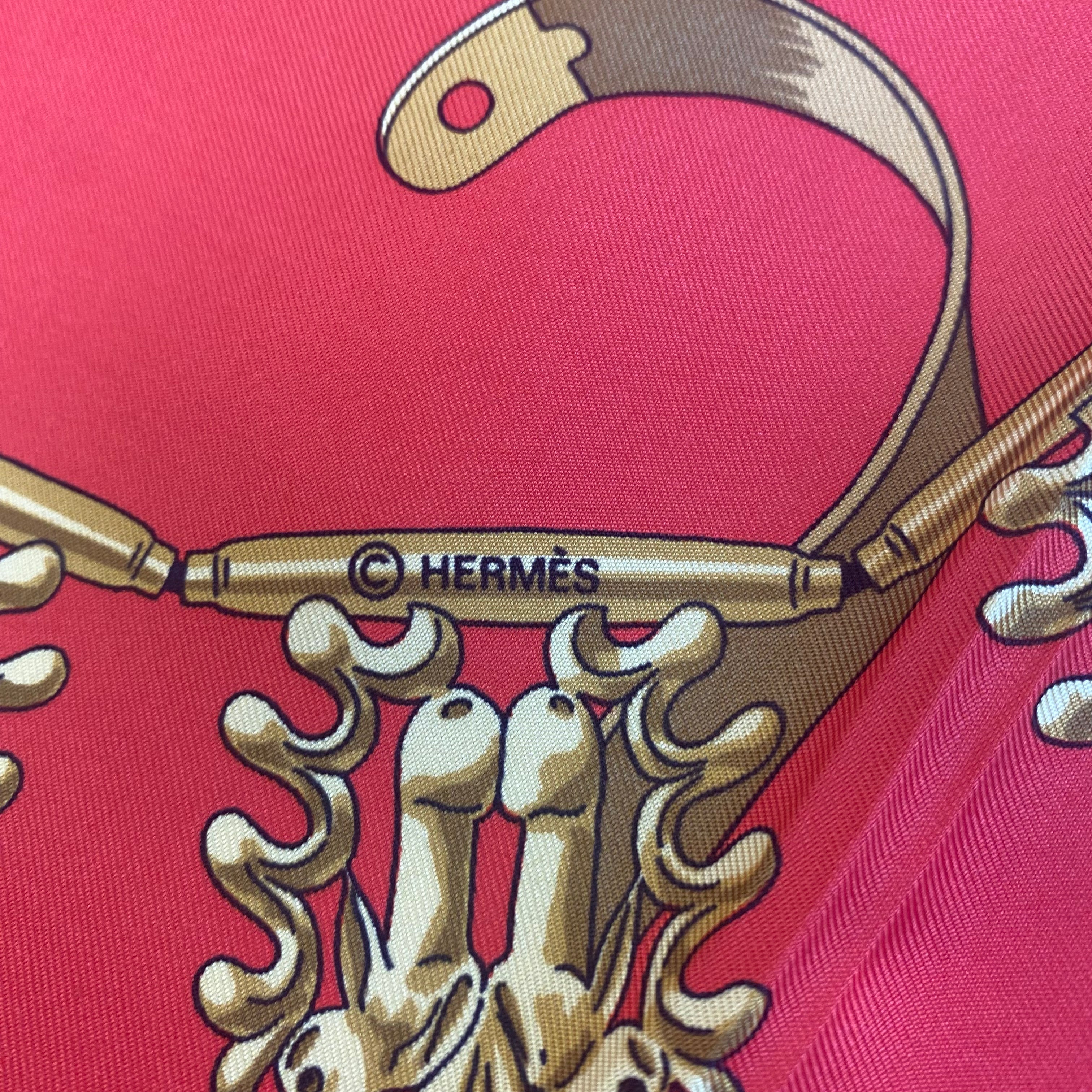 Hermès Les Cavaliers D’or Silk Scarf