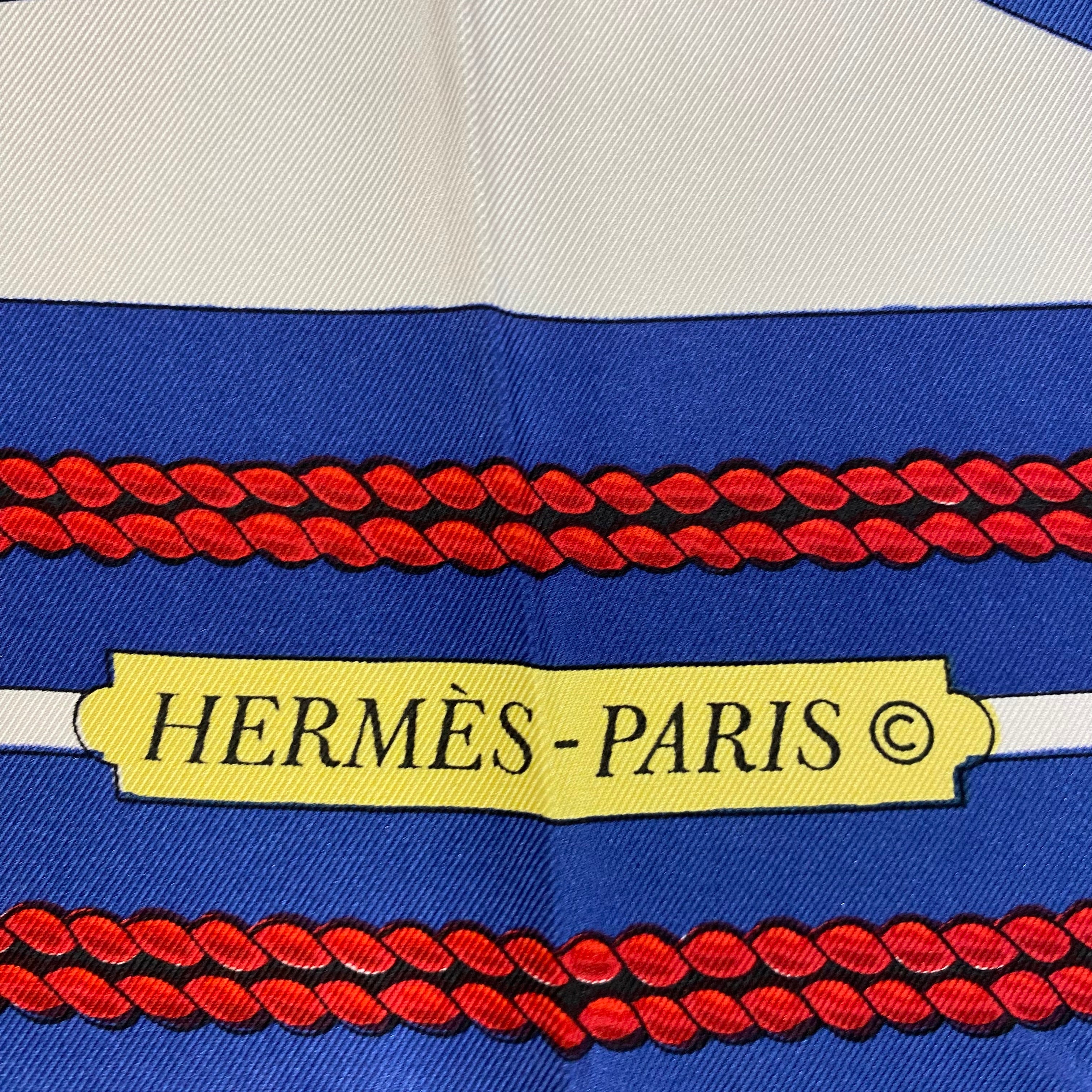 Brand New Boxed Hermès Chateaux D’arriere Silk Scarf