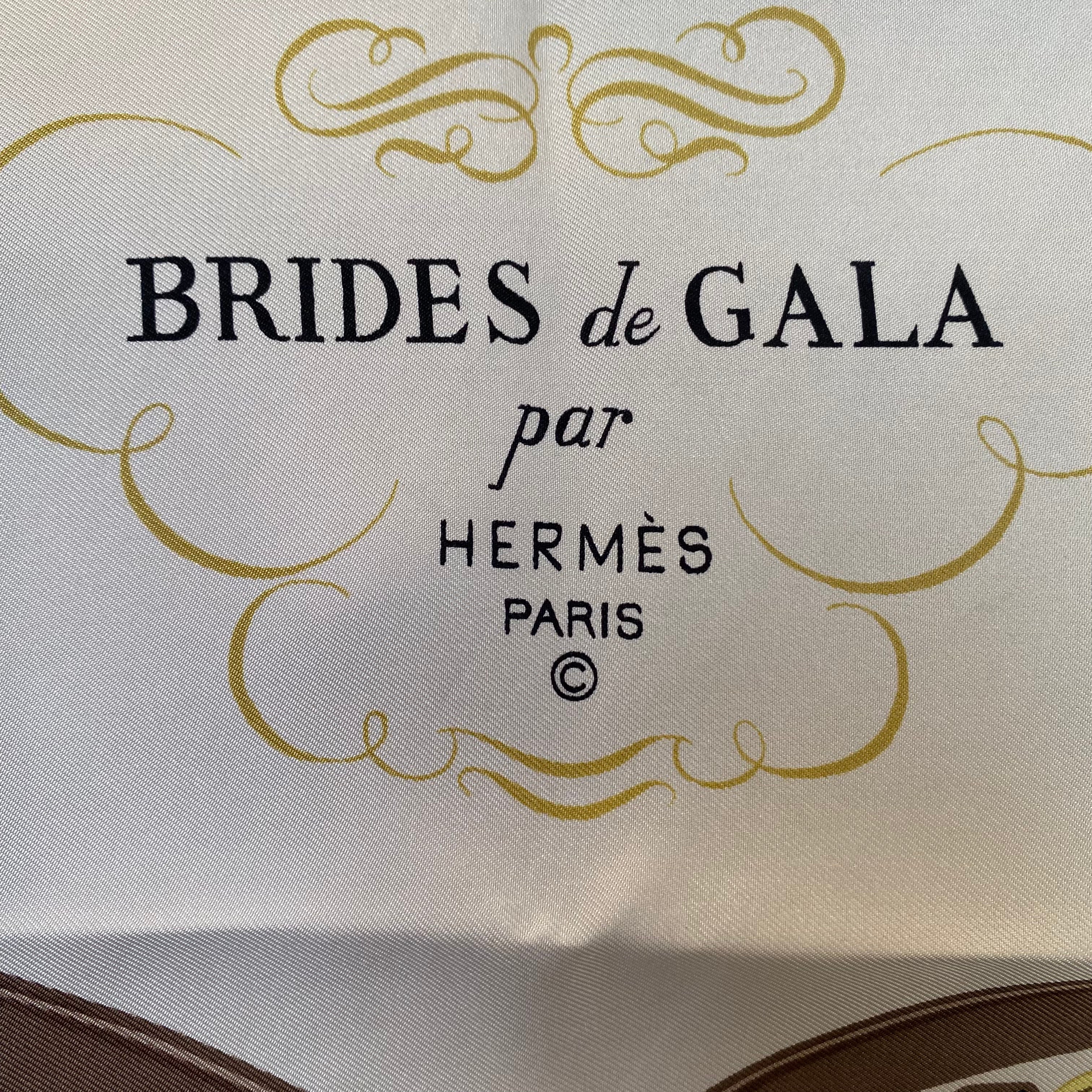 Hermès Brides de Gala Silk Scarf