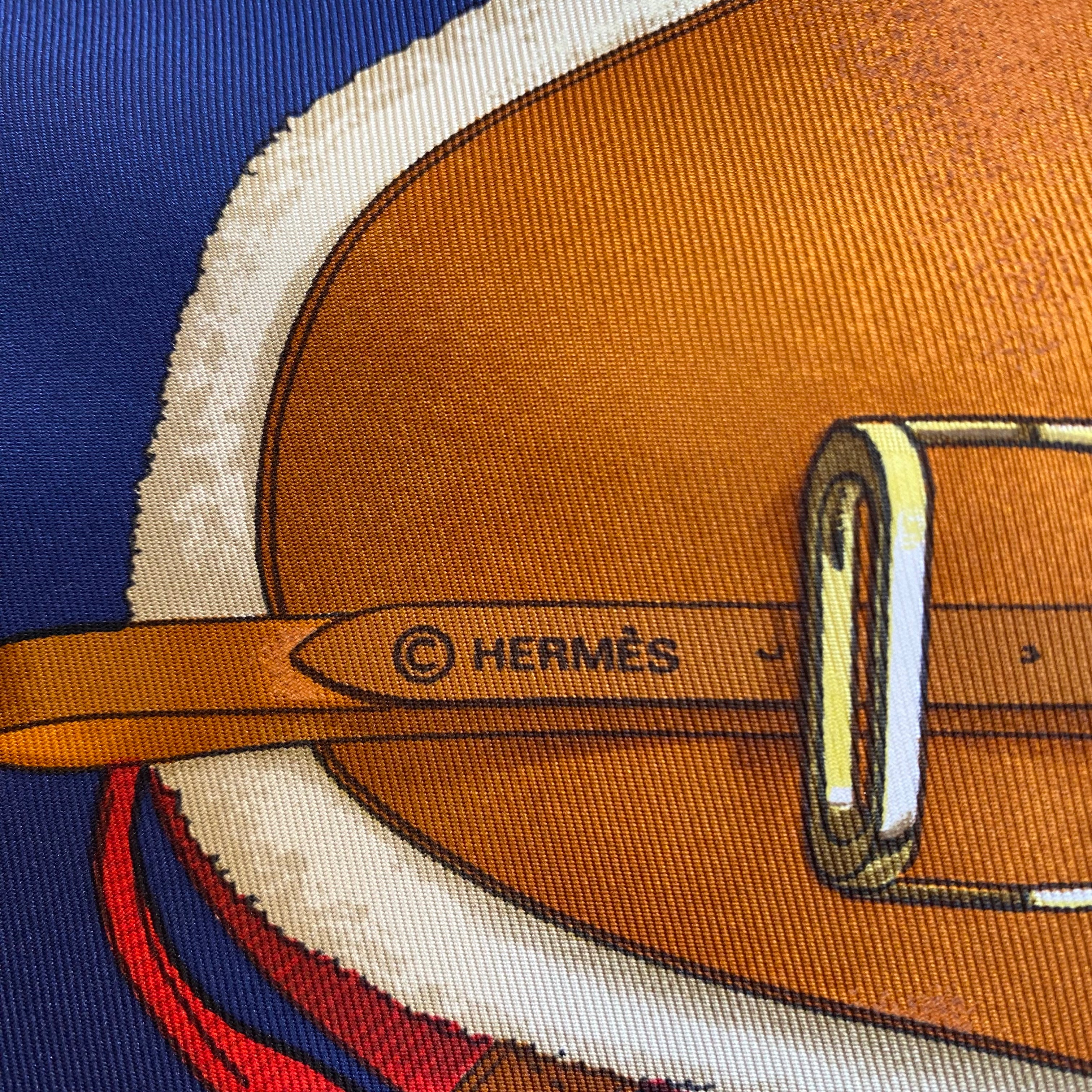 Immaculate Hermès Jumping Silk Scarf
