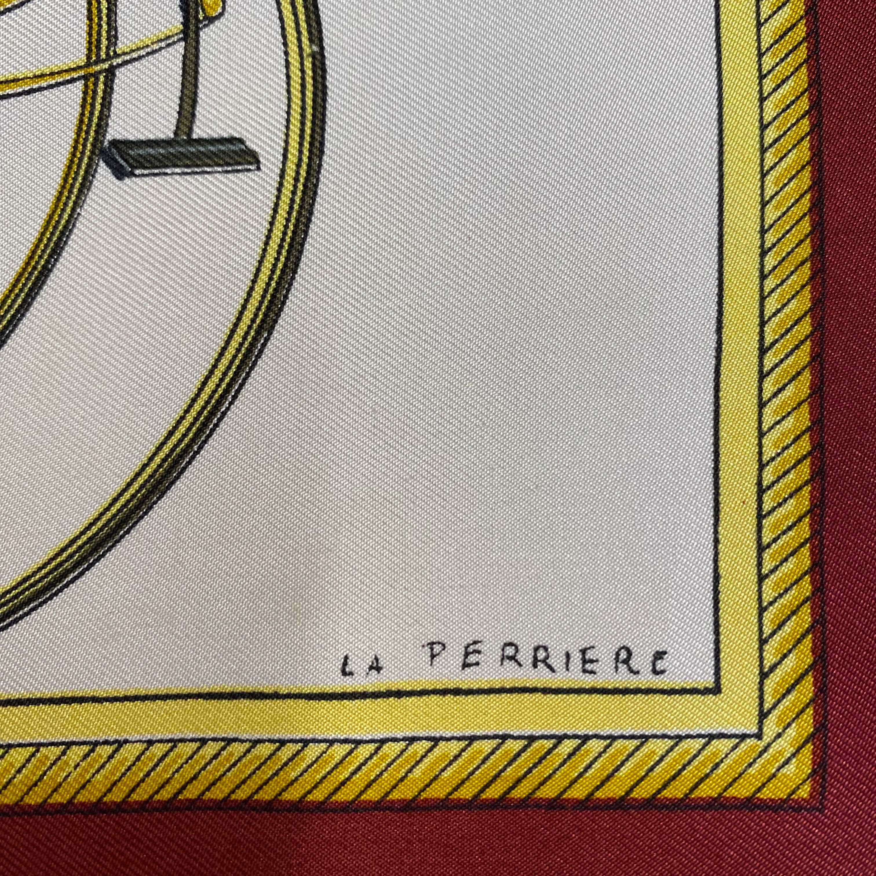 Hermès Les Voitures a Transformation Silk Scarf