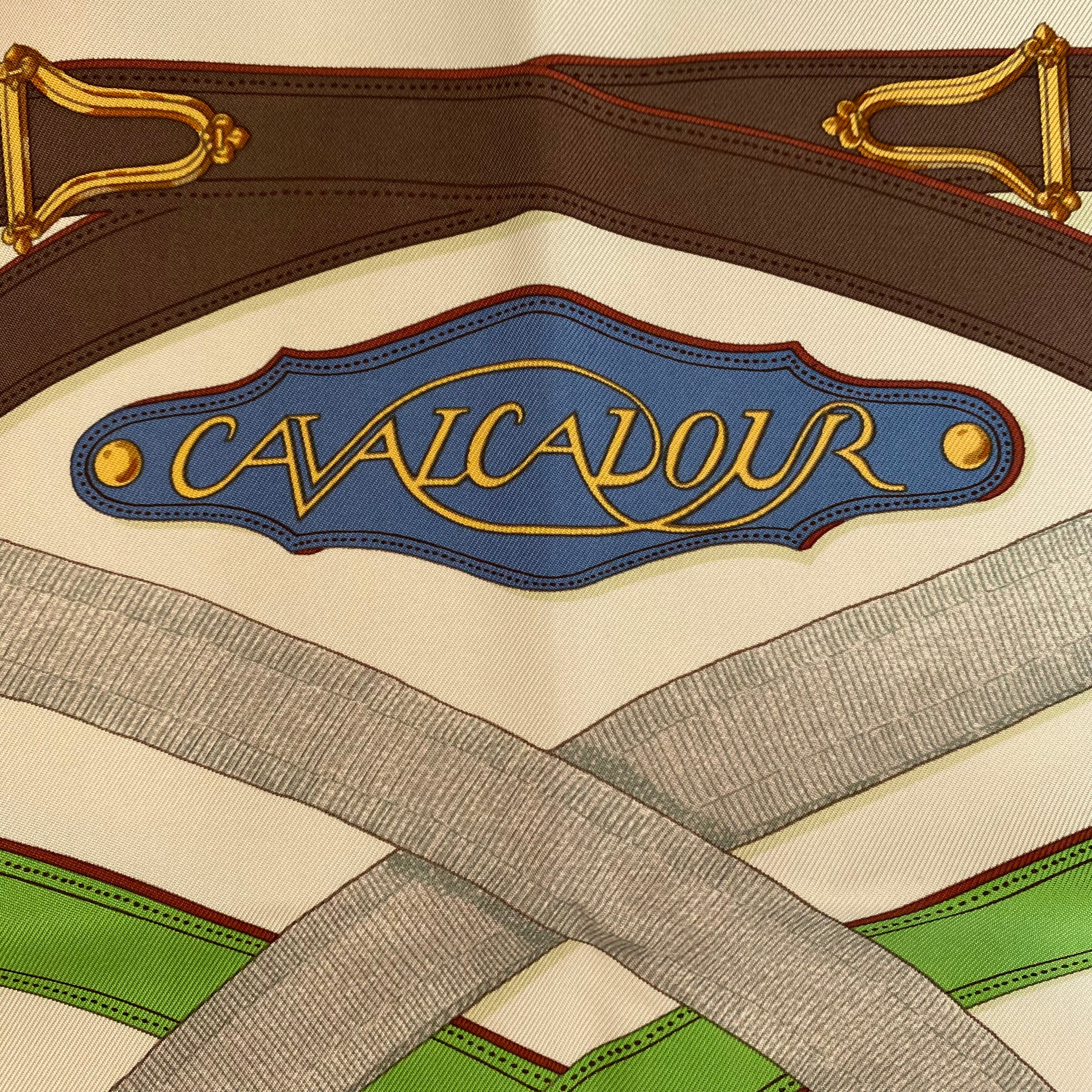 Hermès Cavalcadour Silk Scarf
