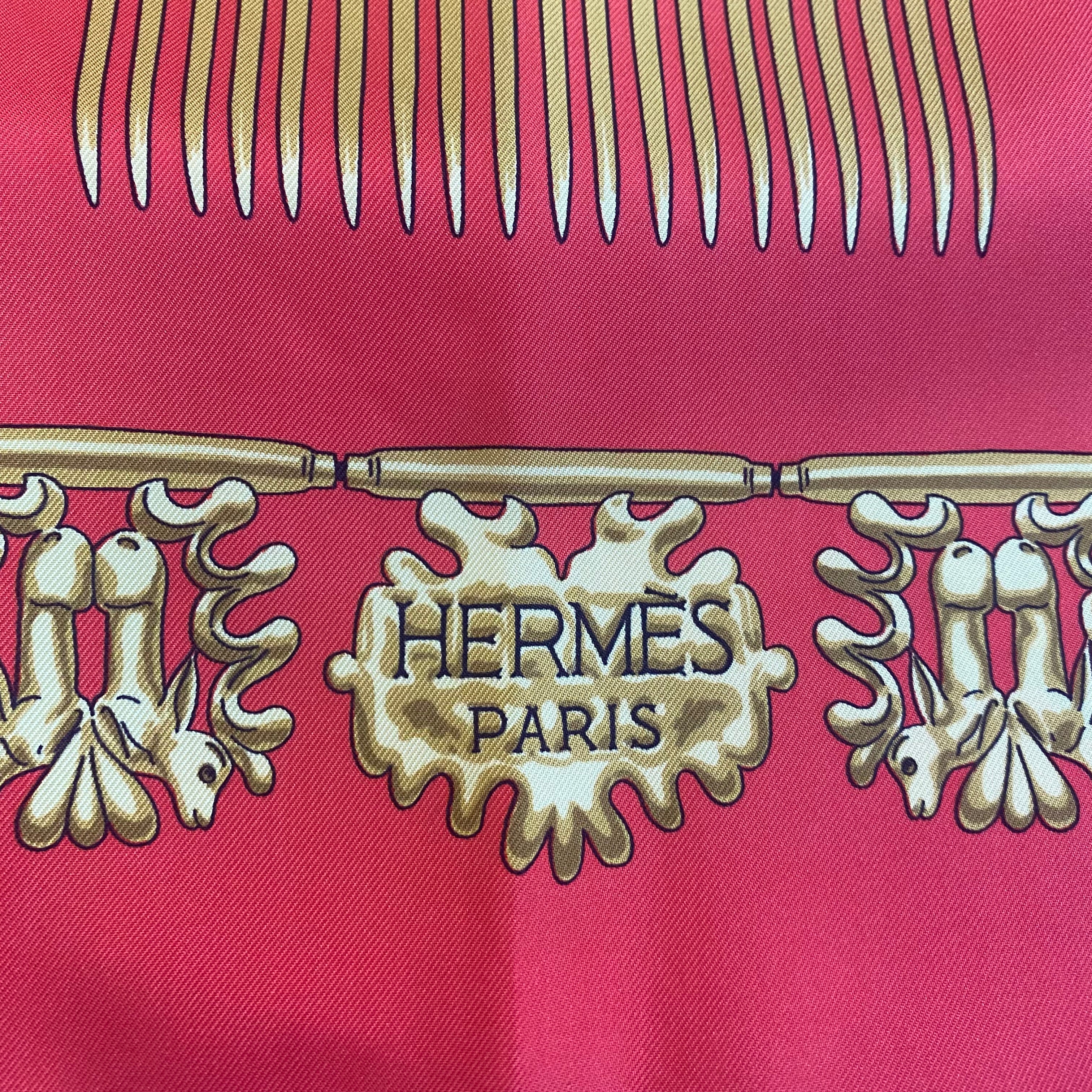 Hermès Les Cavaliers D’or Silk Scarf