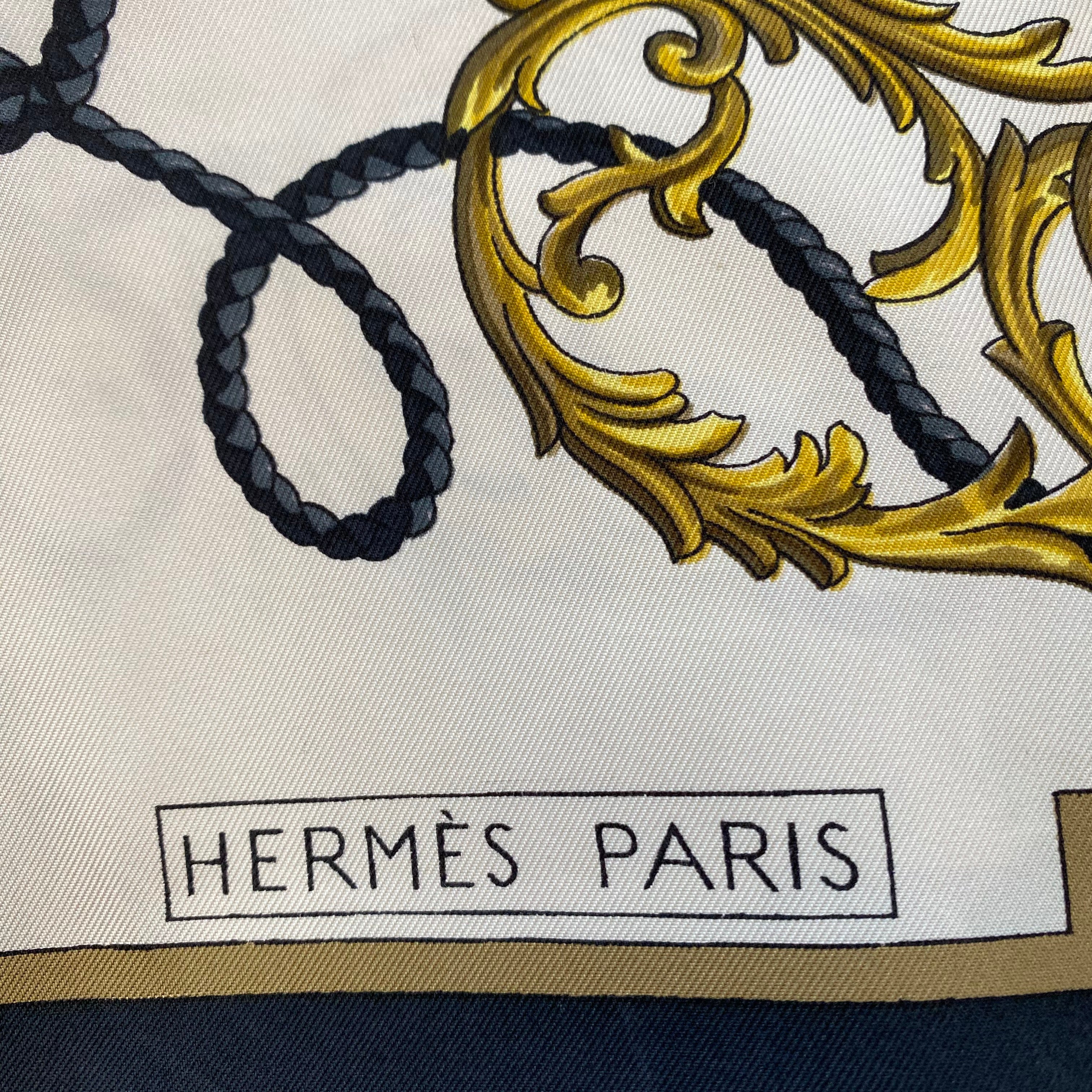 Hermès Les Clefs Silk Scarf