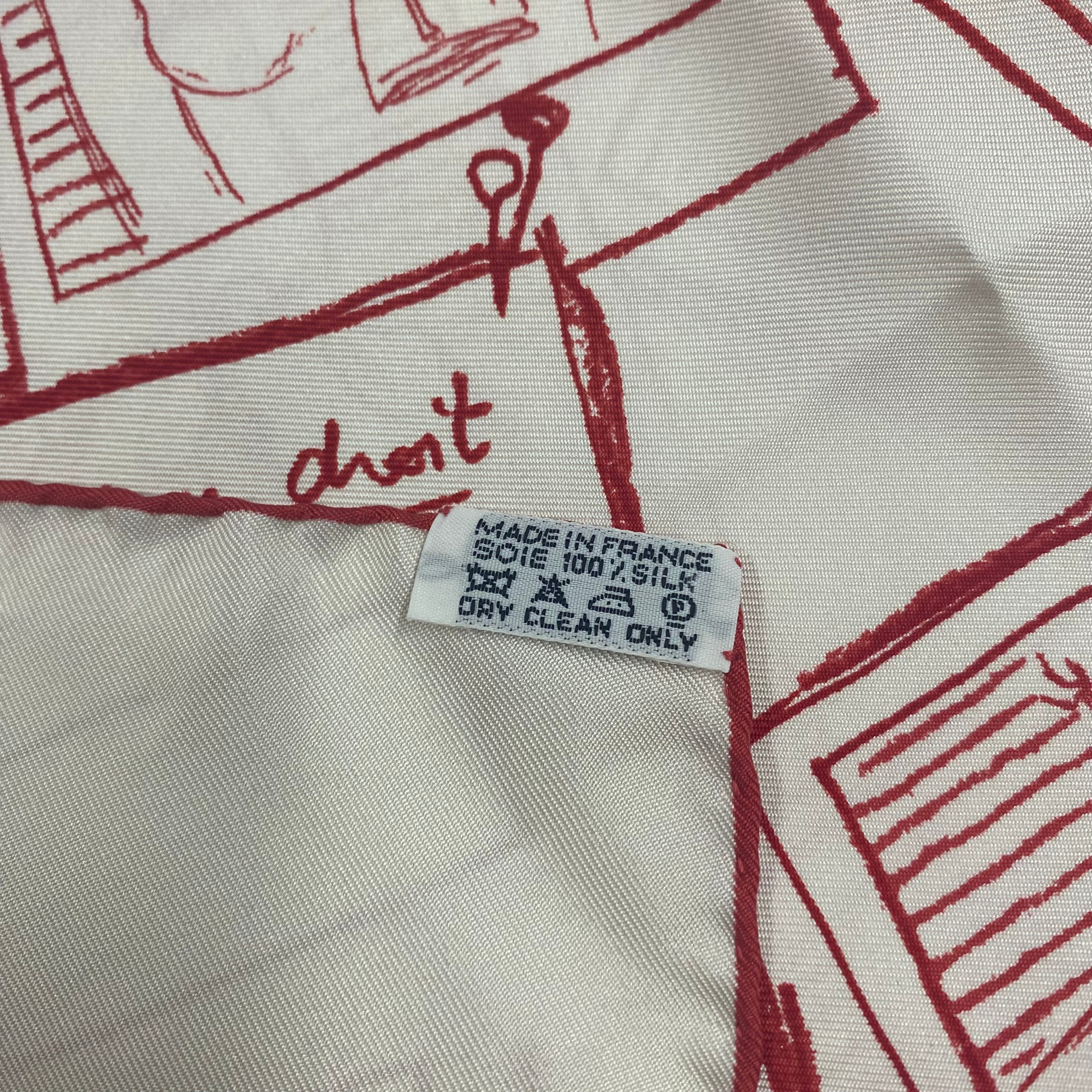 Boxed Hermès 70 Instructions su L’art de Nouser et Porter Votre Carre Silk Scarf