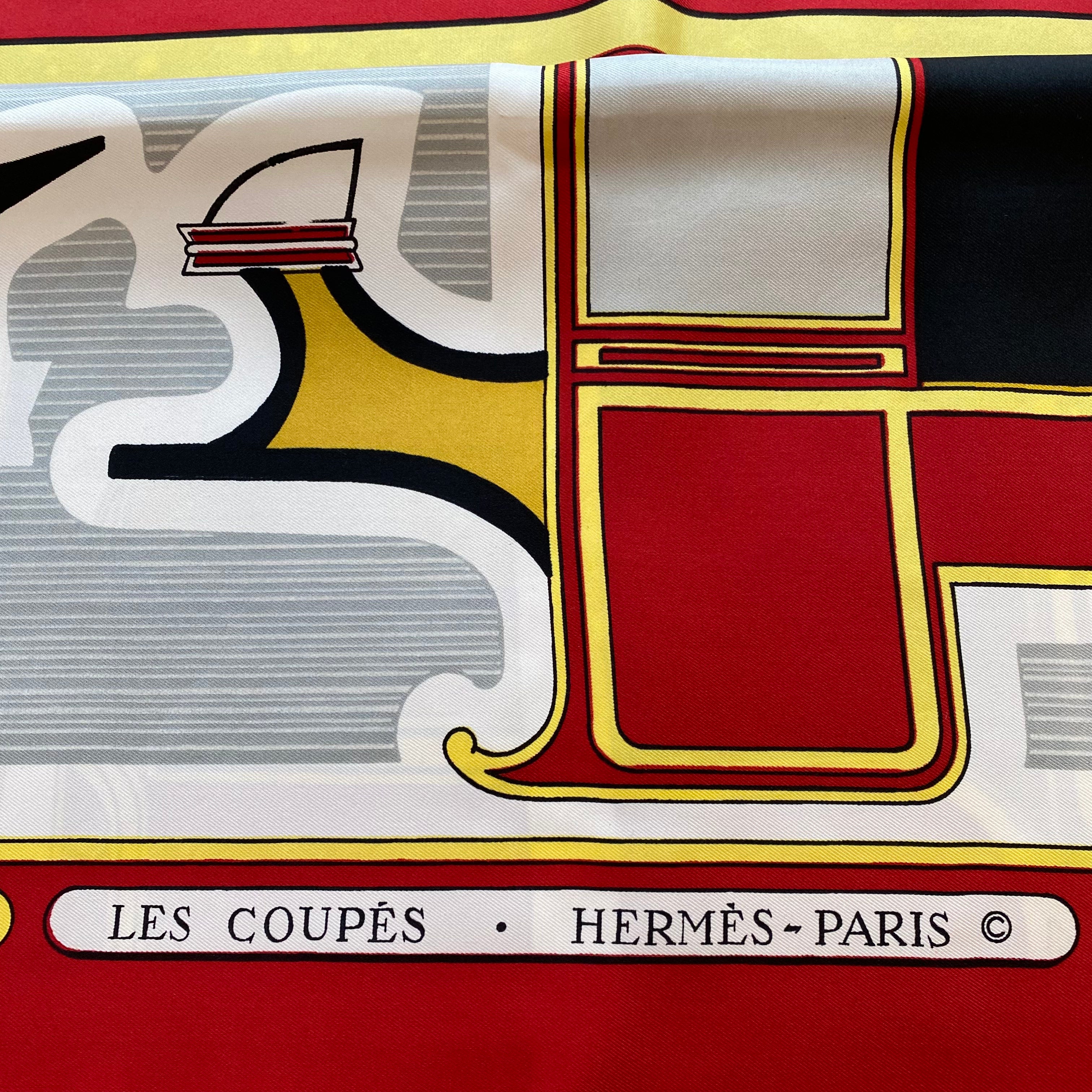 Hermès Les Coupés Silk Scarf