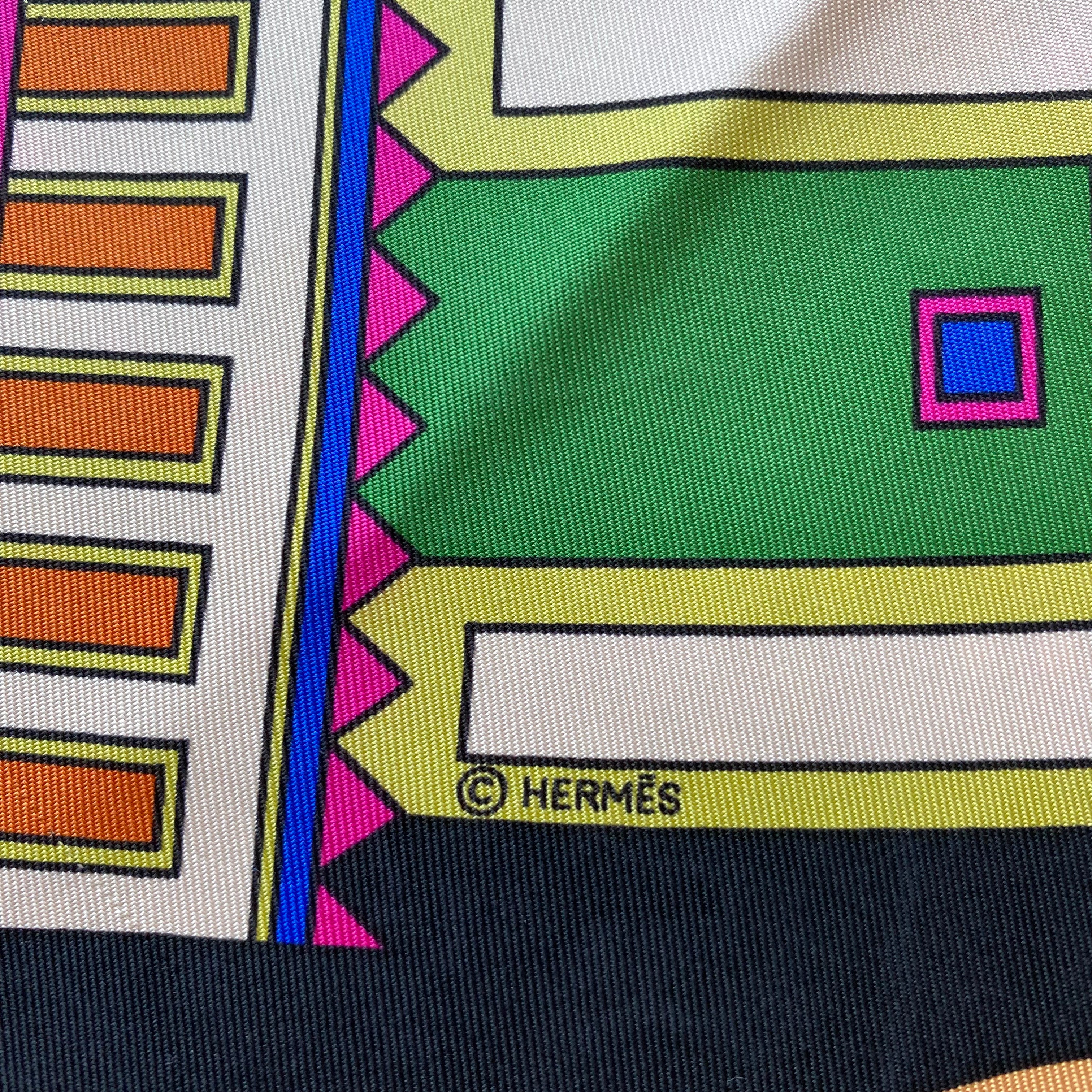 Hermès Persepolis Silk Scarf