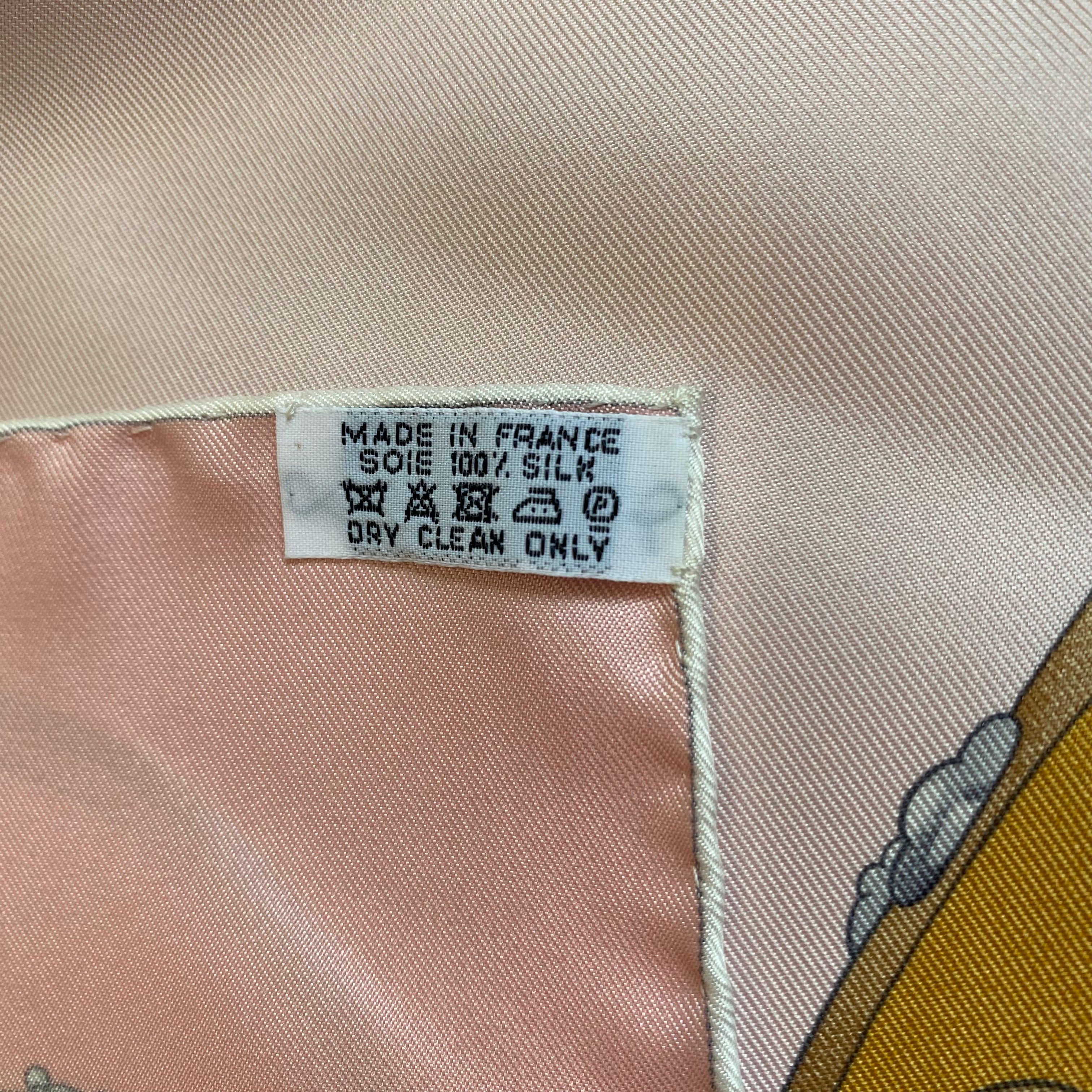 Hermès Harnais de Cour Silk Scarf