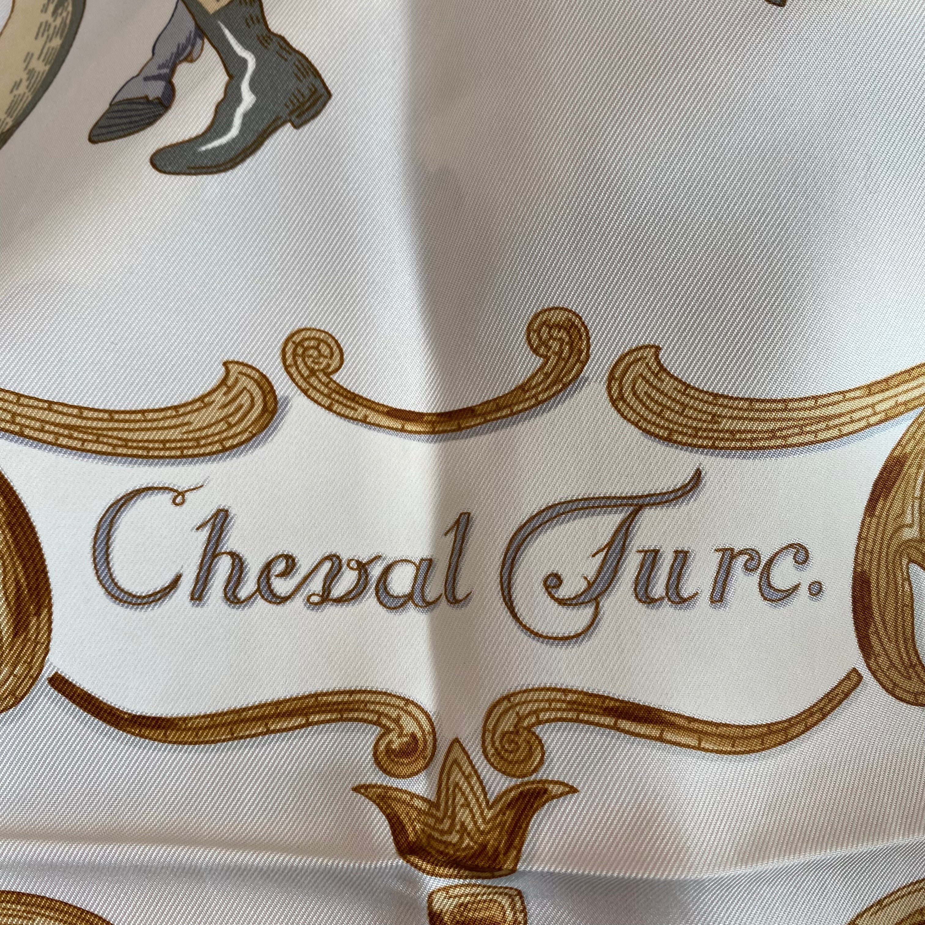 Hermès Cheval Turc Silk Scarf