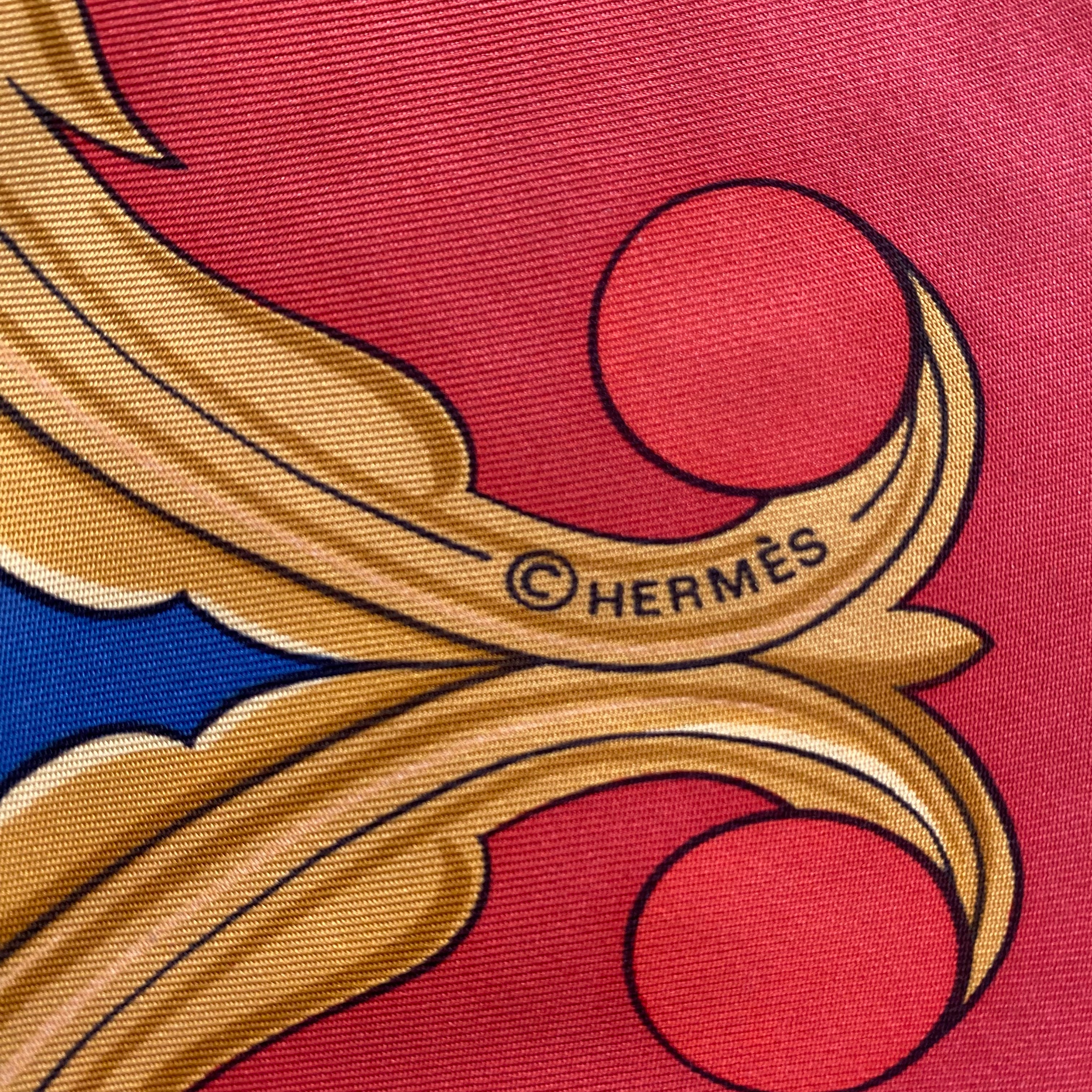 Hermès Animaux Solaires Silk Scarf