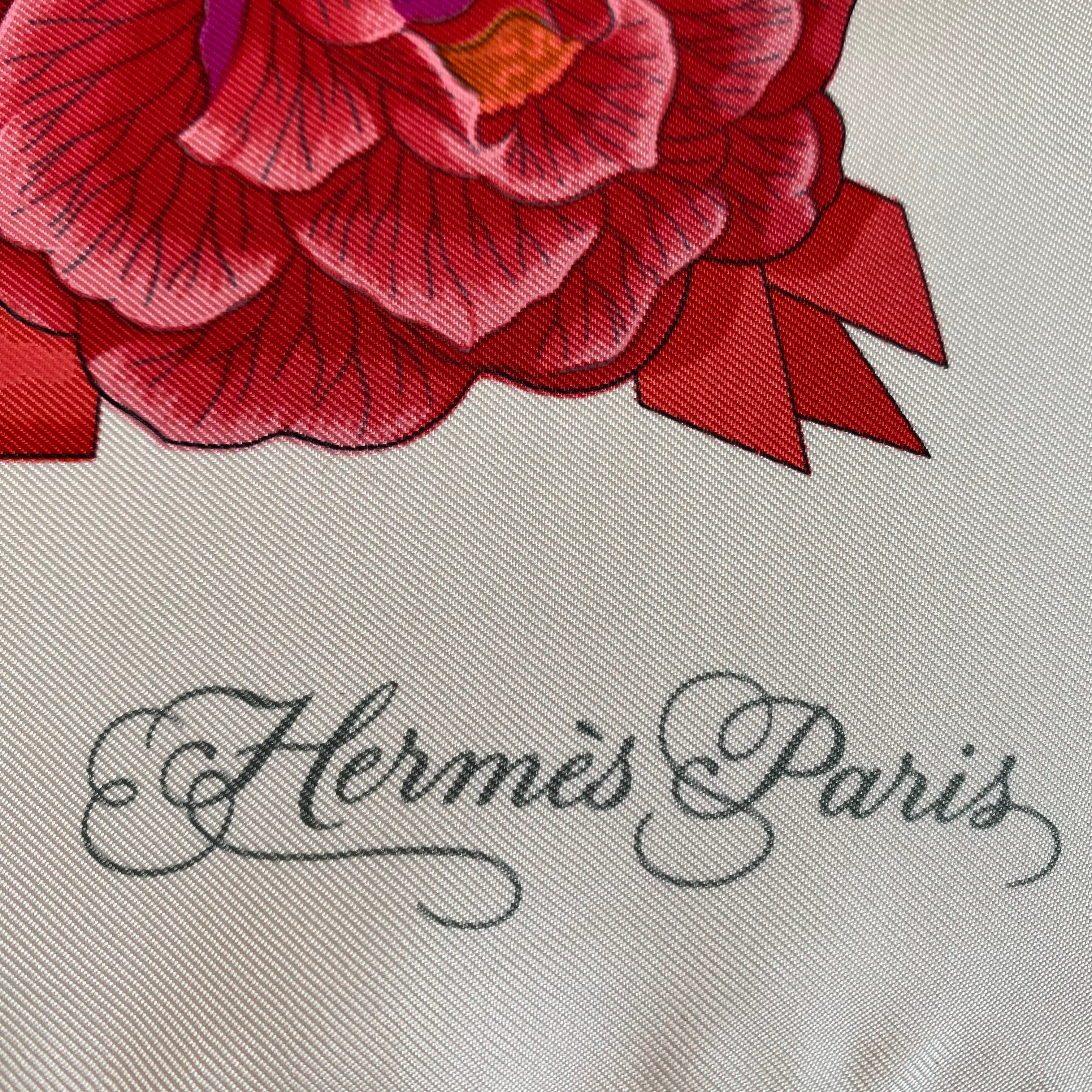 Hermès Fleurs de L’Opéra Silk Scarf Quite Rare