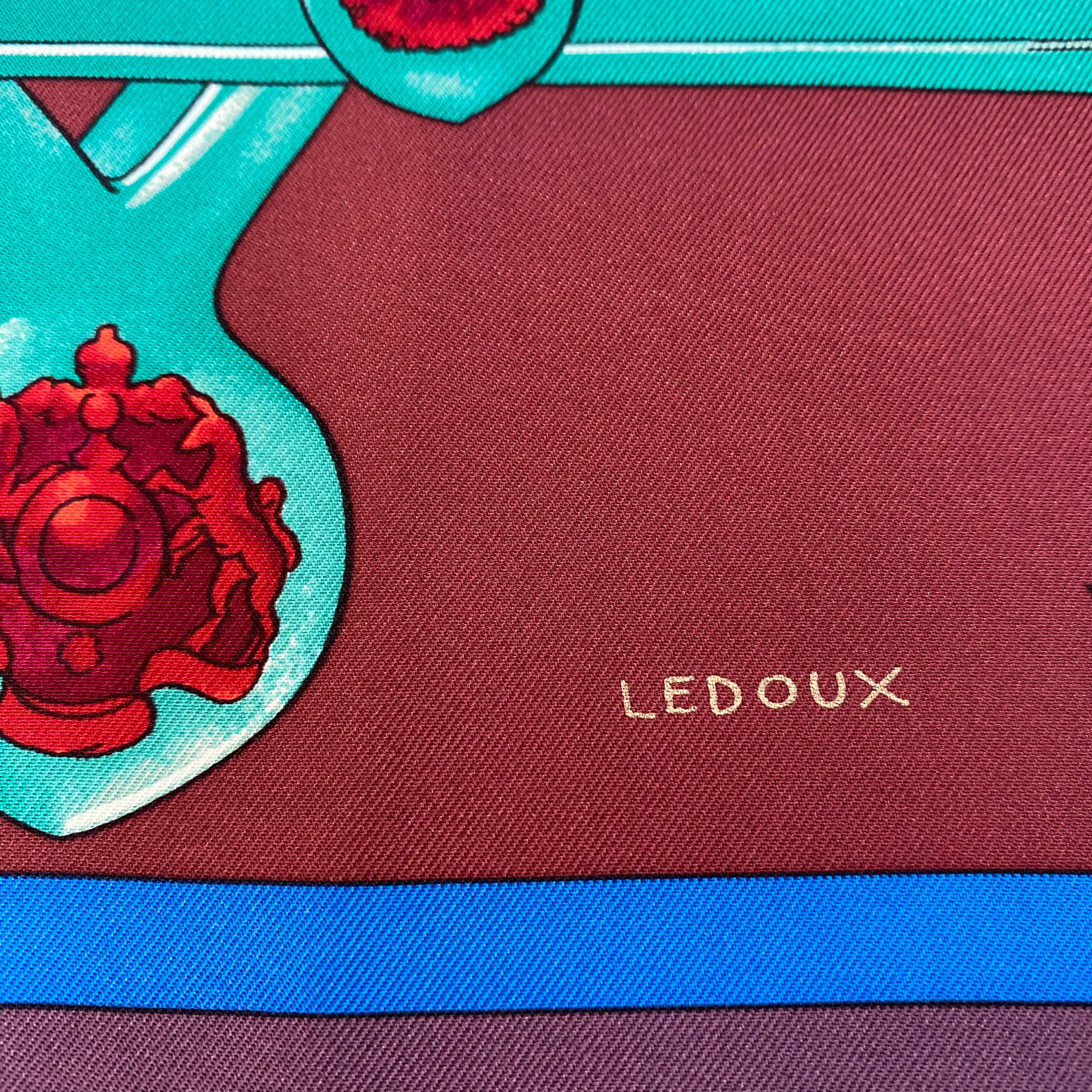 Pristine Boxed Hermès Harnais de Cour Silk Scarf