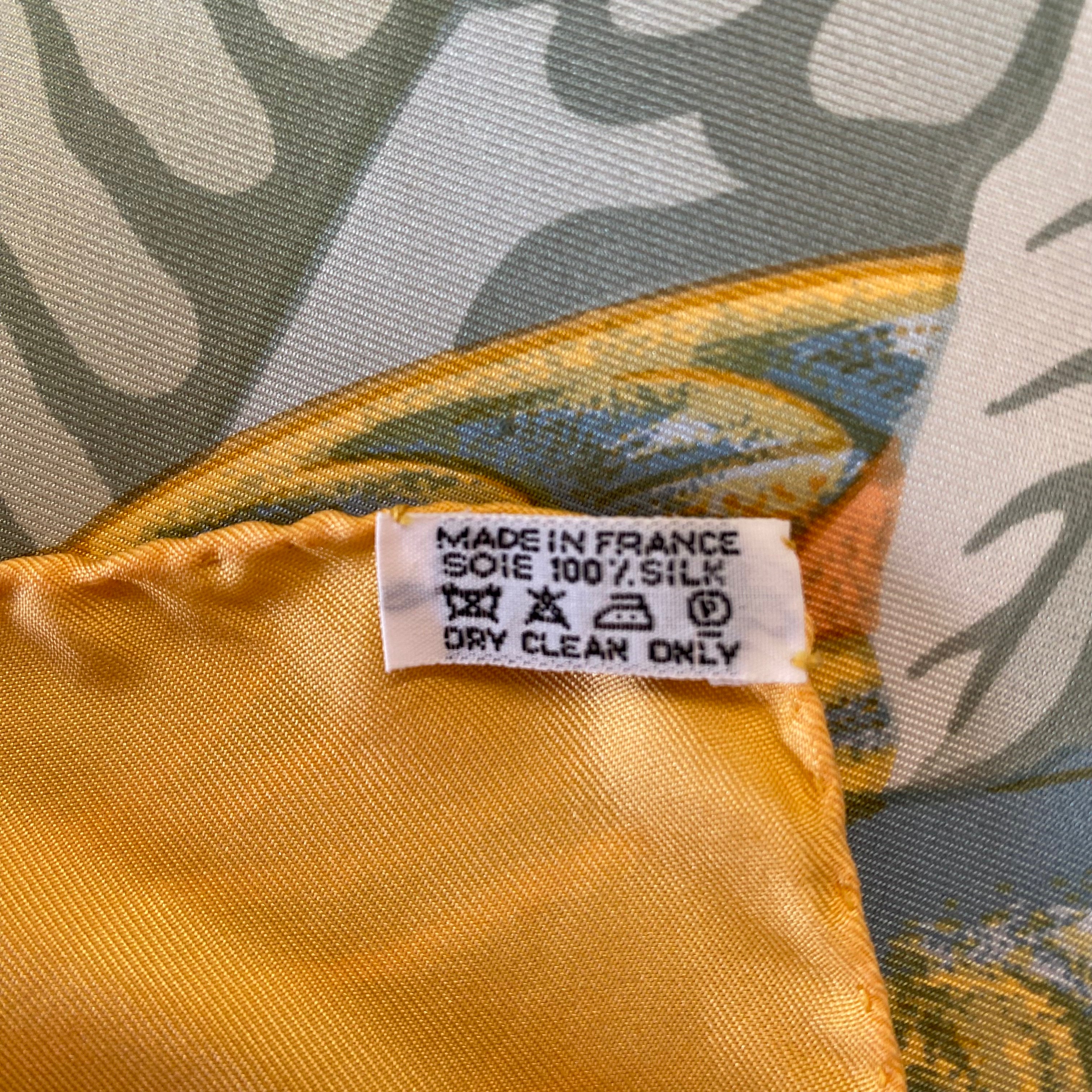 Hermès Les Perroquets Silk Scarf Quite Rare