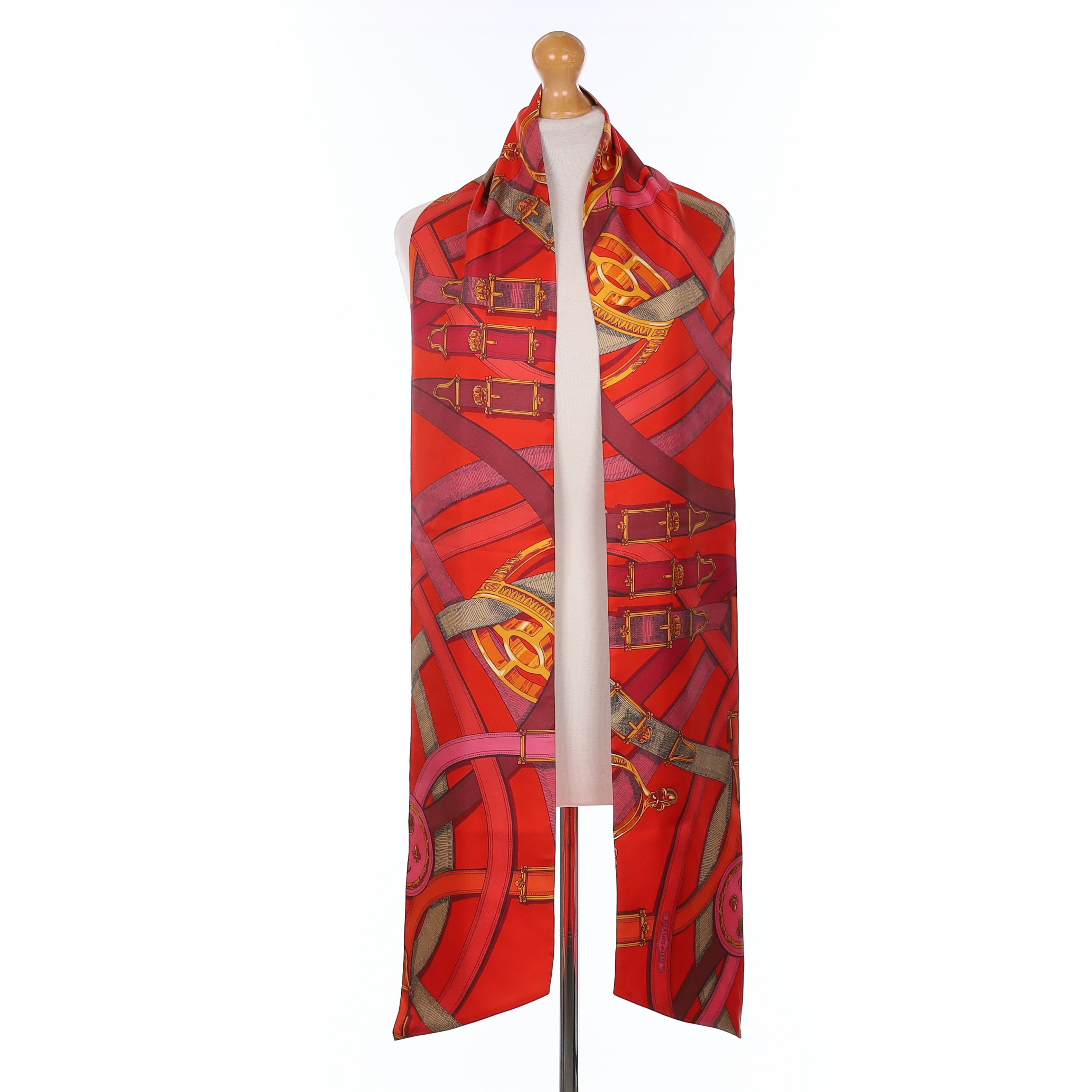 Pristine Boxed Hermès Maxi Twilly Silk Scarf