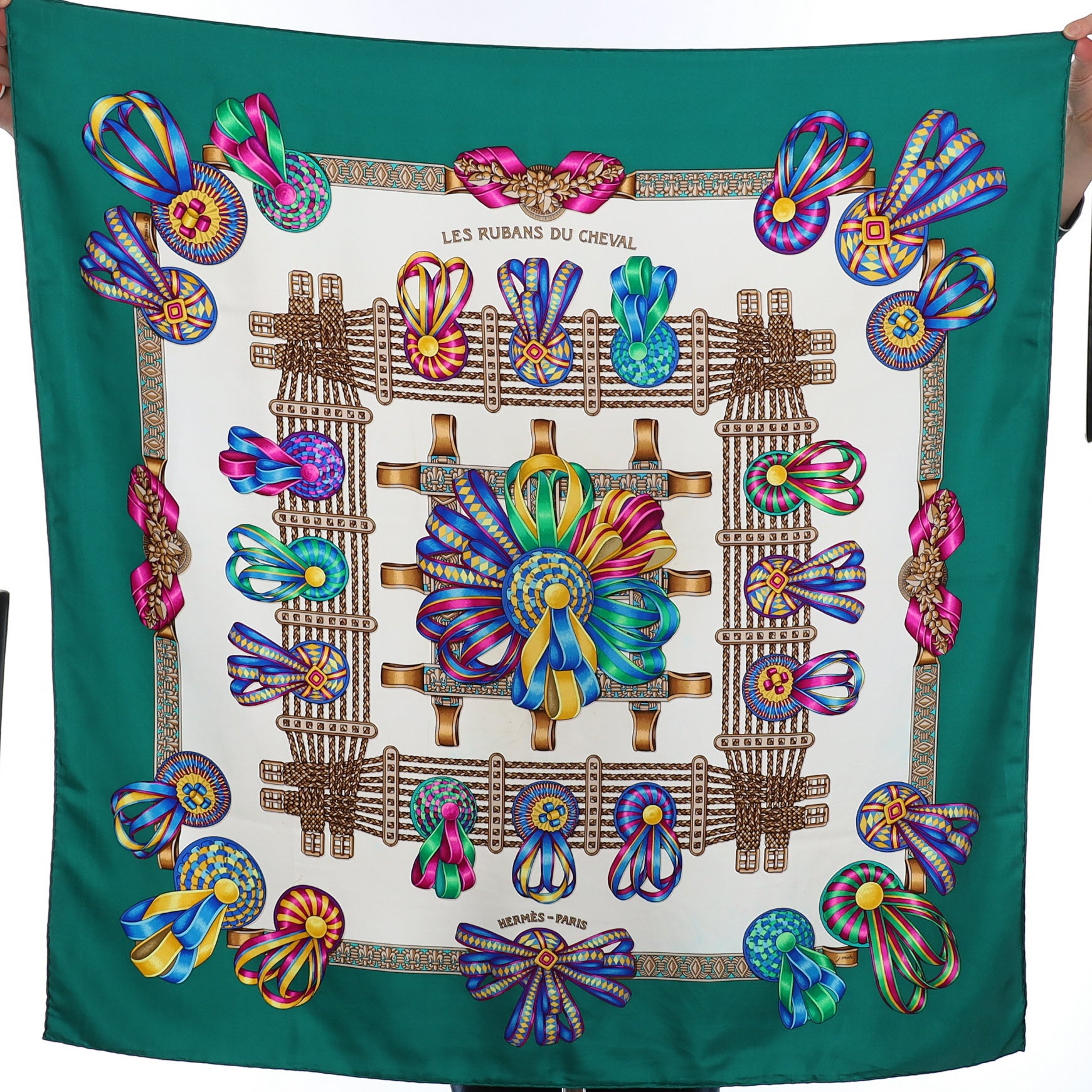 Hermès Les Rubans du Cheval Silk Scarf