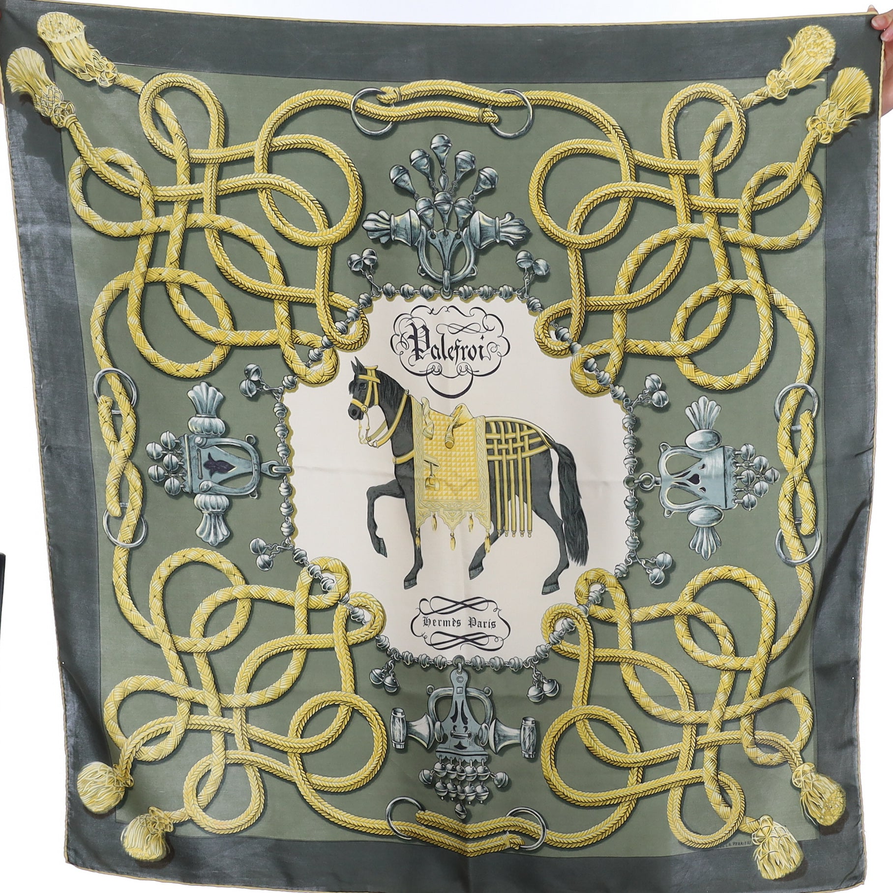 Hermès Palefroi Silk Scarf