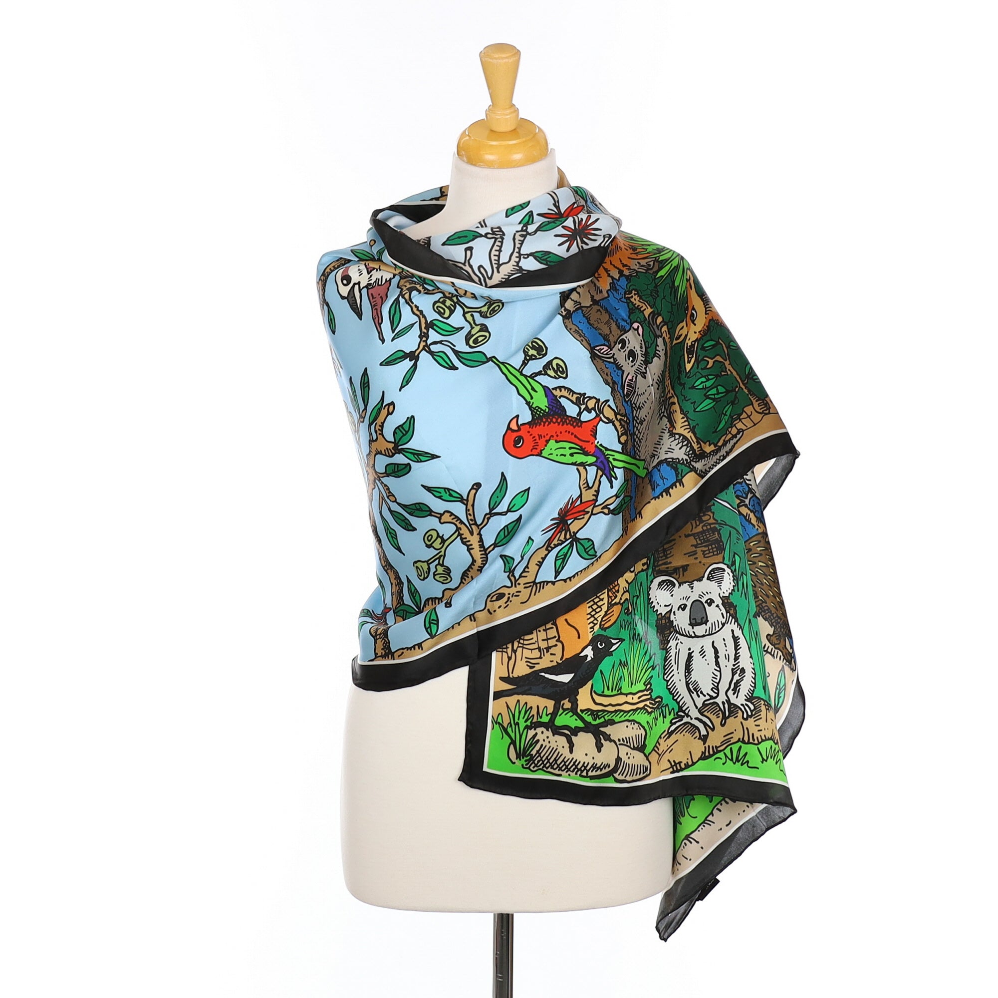 Boxed Squidinki Australian Silk Scarf