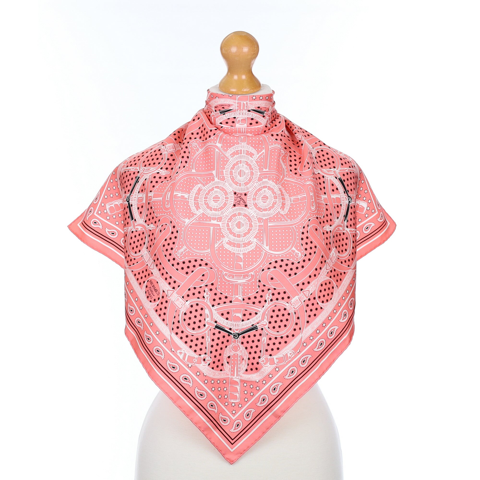 Pristine Hermès 55 Eperon D’or Silk Scarf