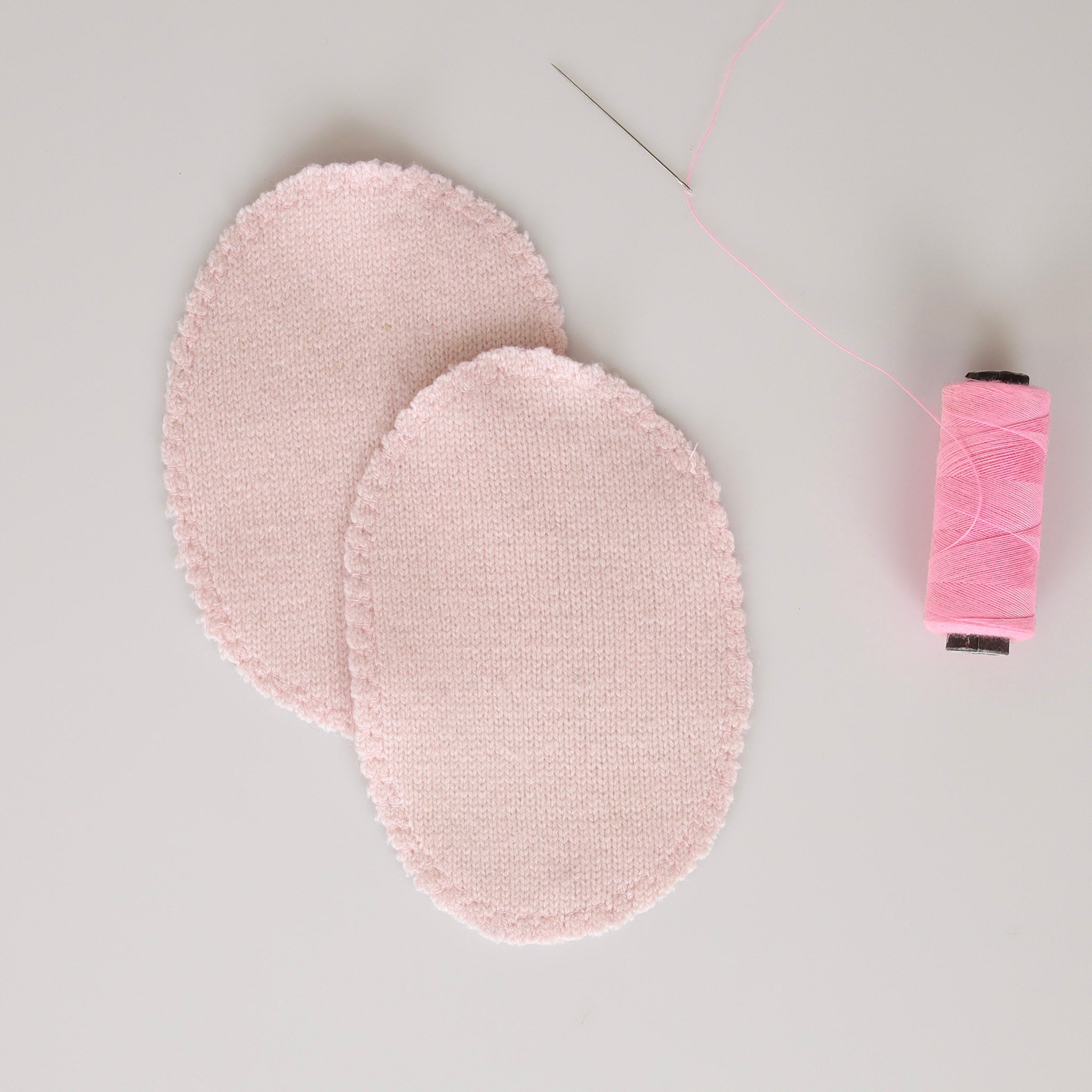 Small Ice Pink Elbow Patches