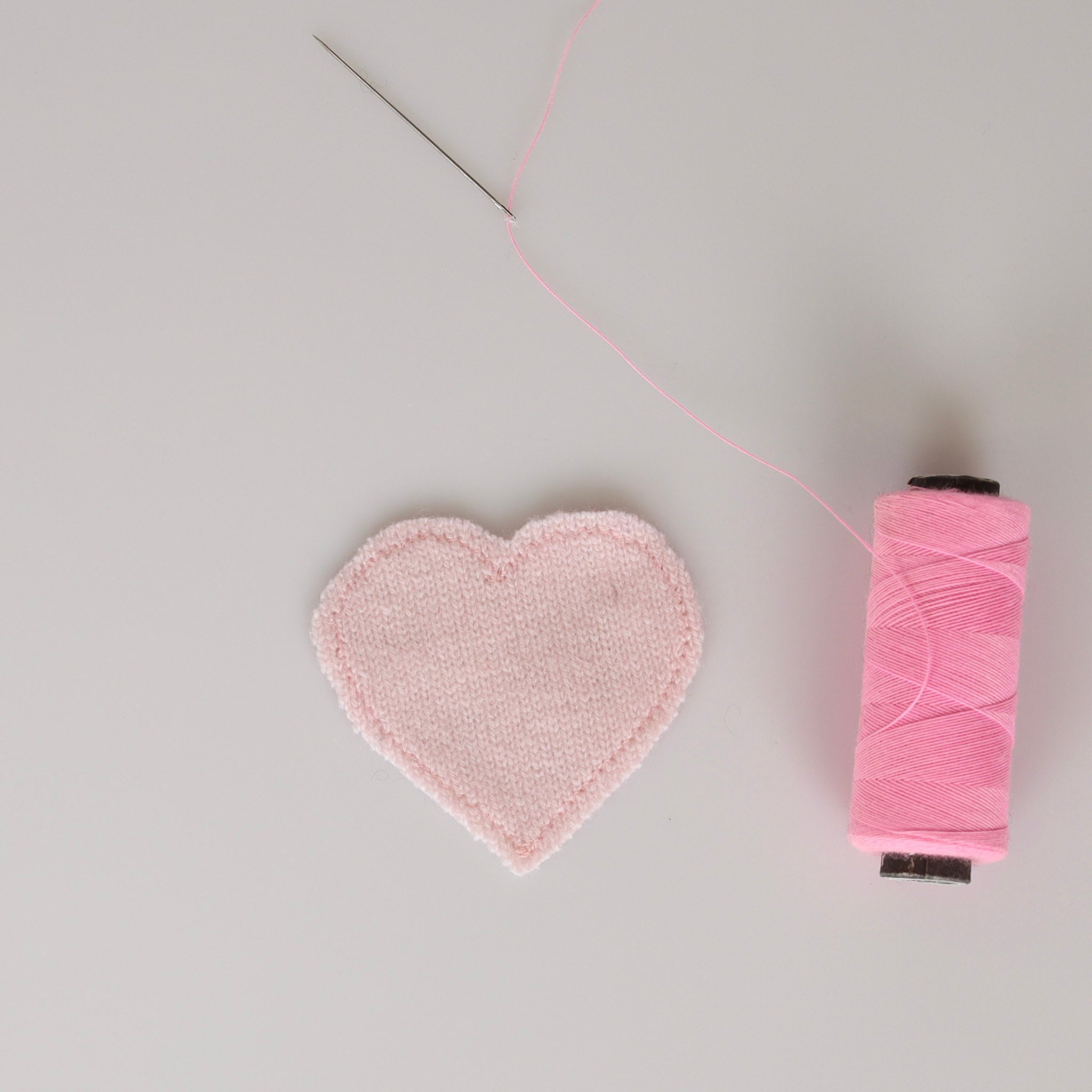 Small Ice Pink Heart Patch