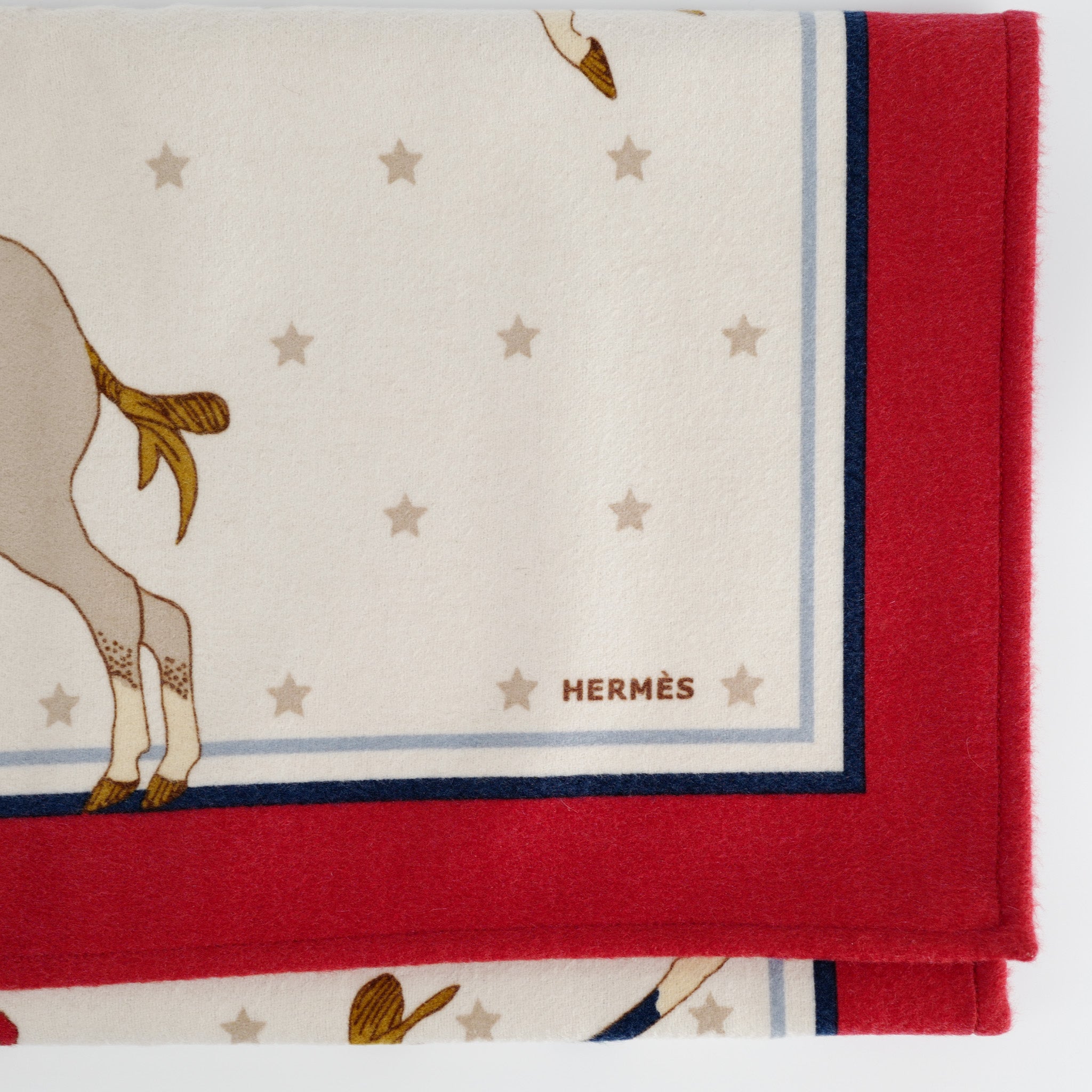 Brand New Boxed Hermès Baby Cot Blanket Rare