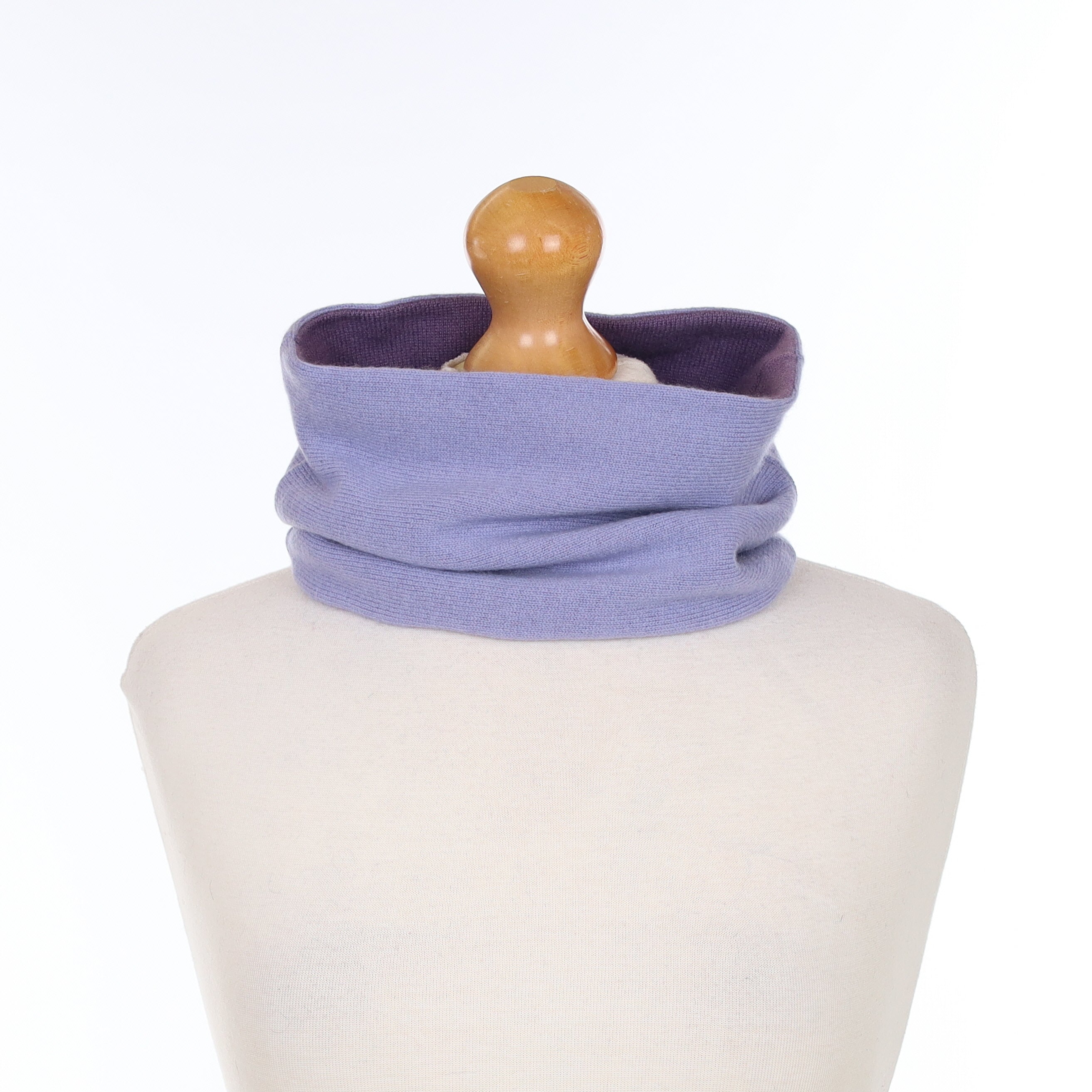 Purple and Lilac Purple Neck Warmer