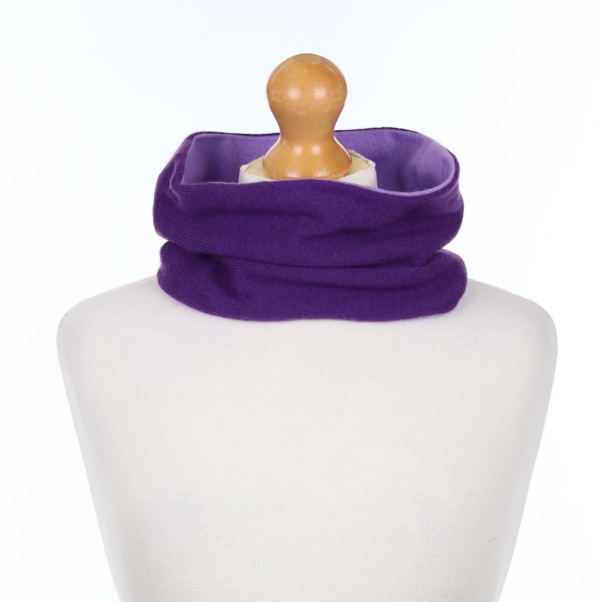 Two Tone Purple Neck Warmer