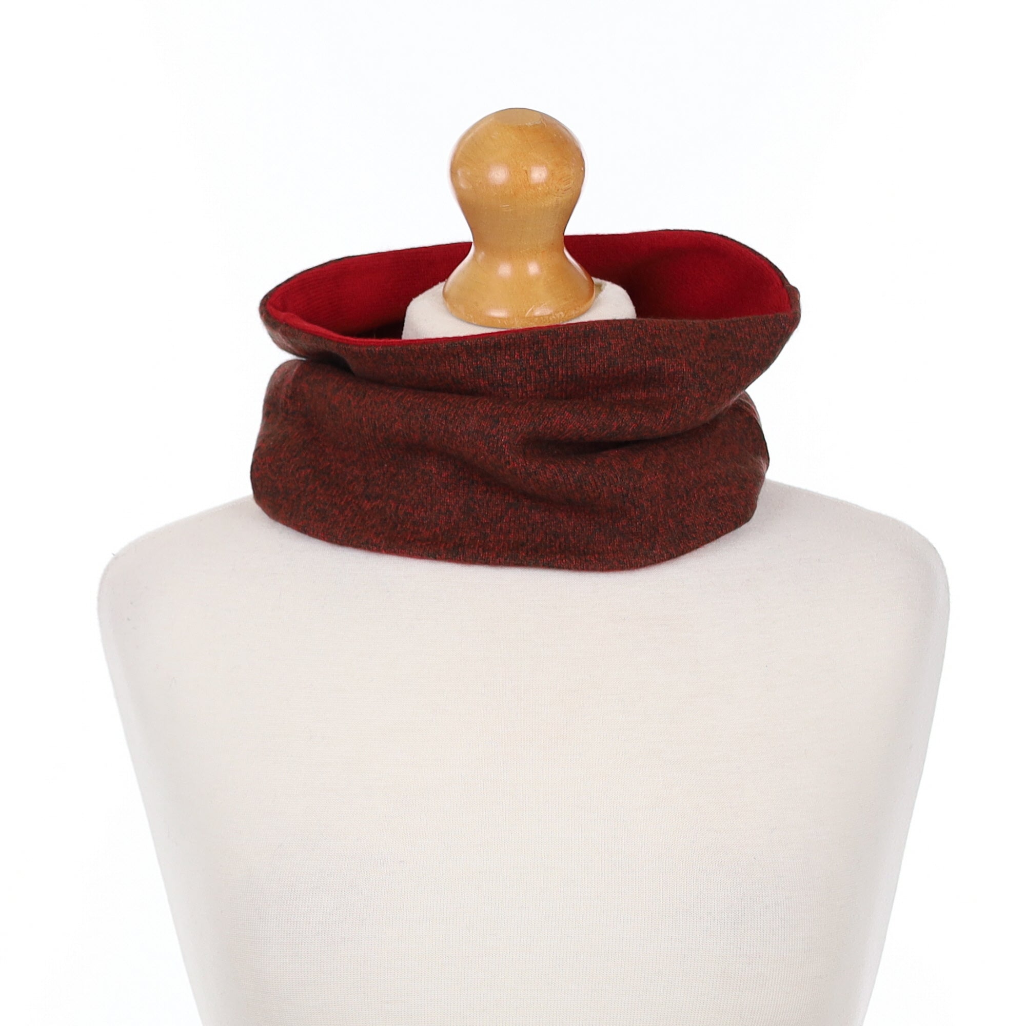 Red and Green Marl Neck Warmer