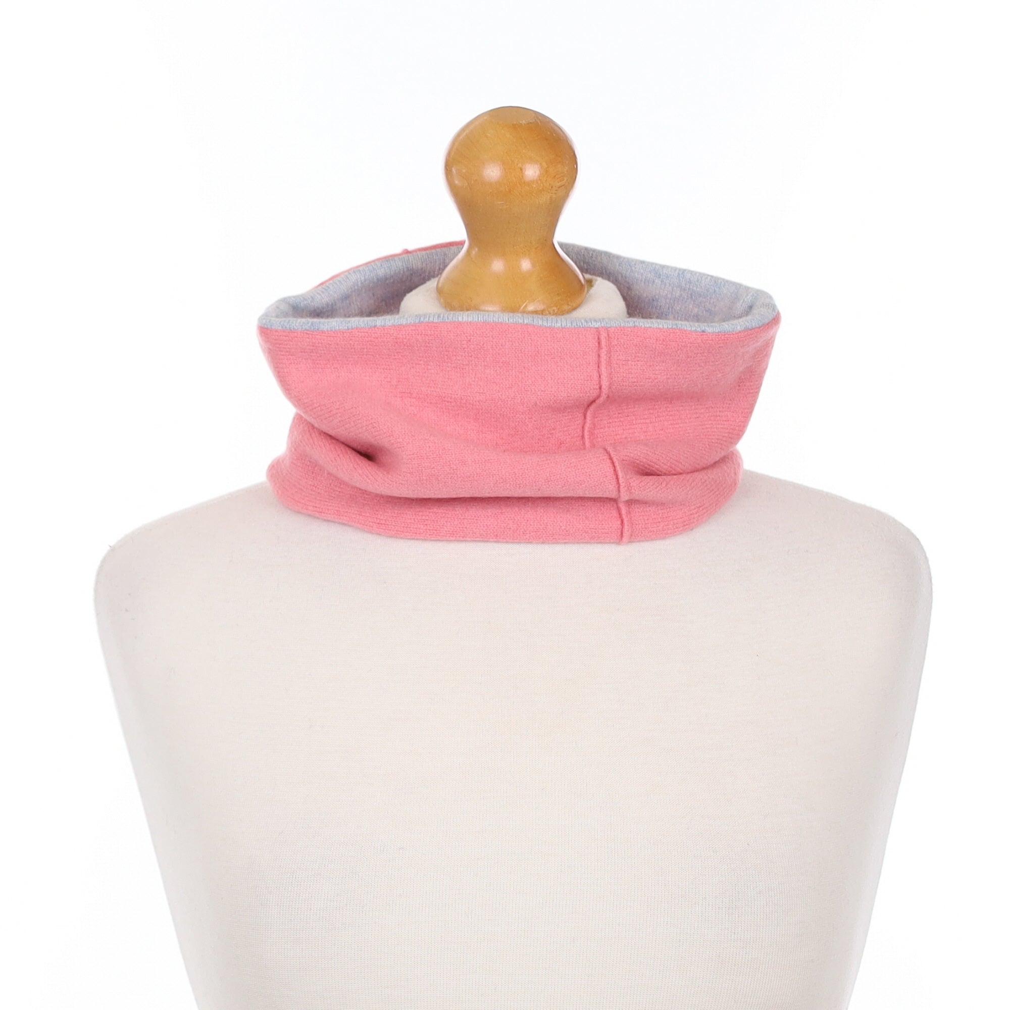 Bubblegum Pink and Blue Neck Warmer