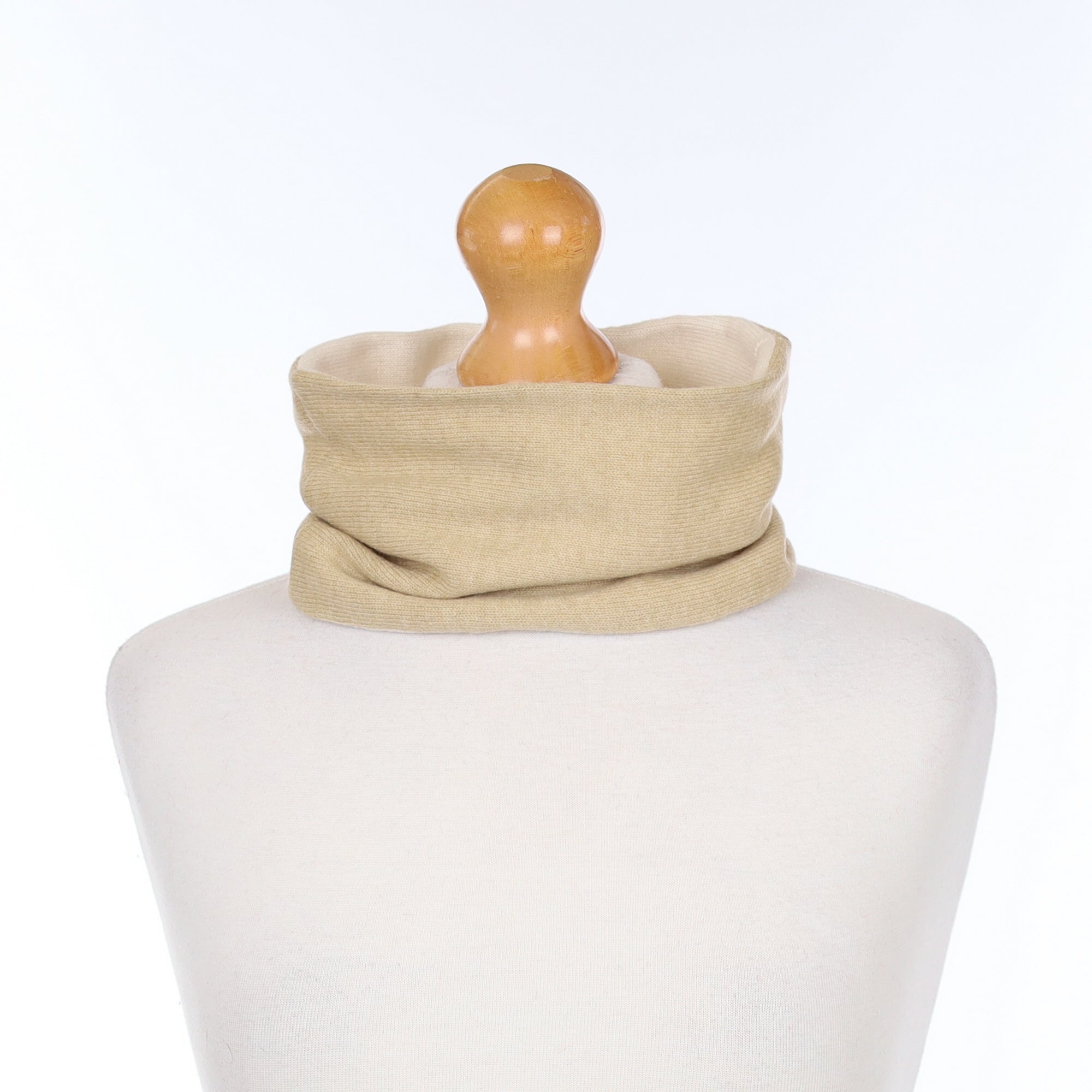 Fudge Brown and Cream Neck Warmer