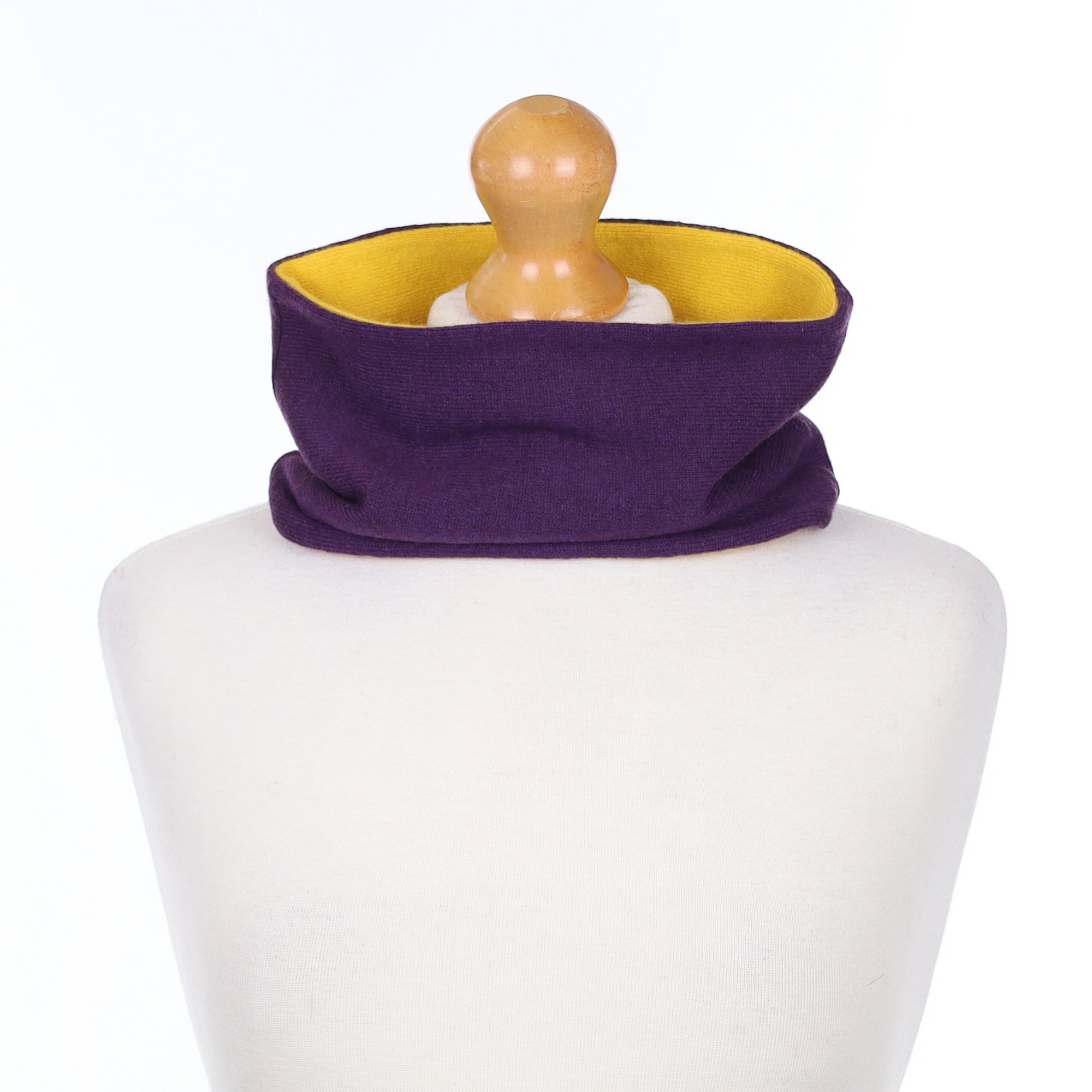 Blueberry and Marigold Neck Warmer