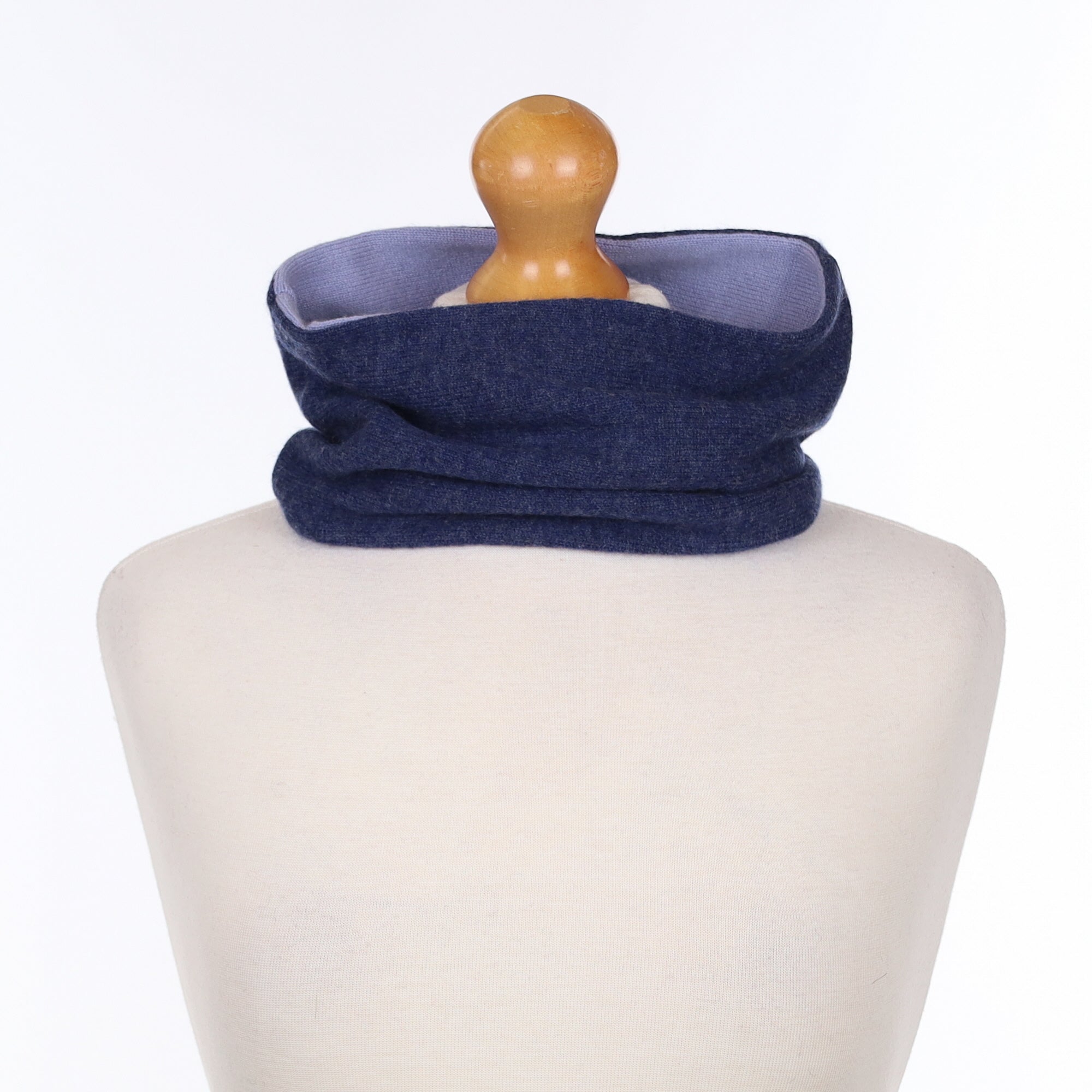 Naval and Hazy Blue Neck Warmer