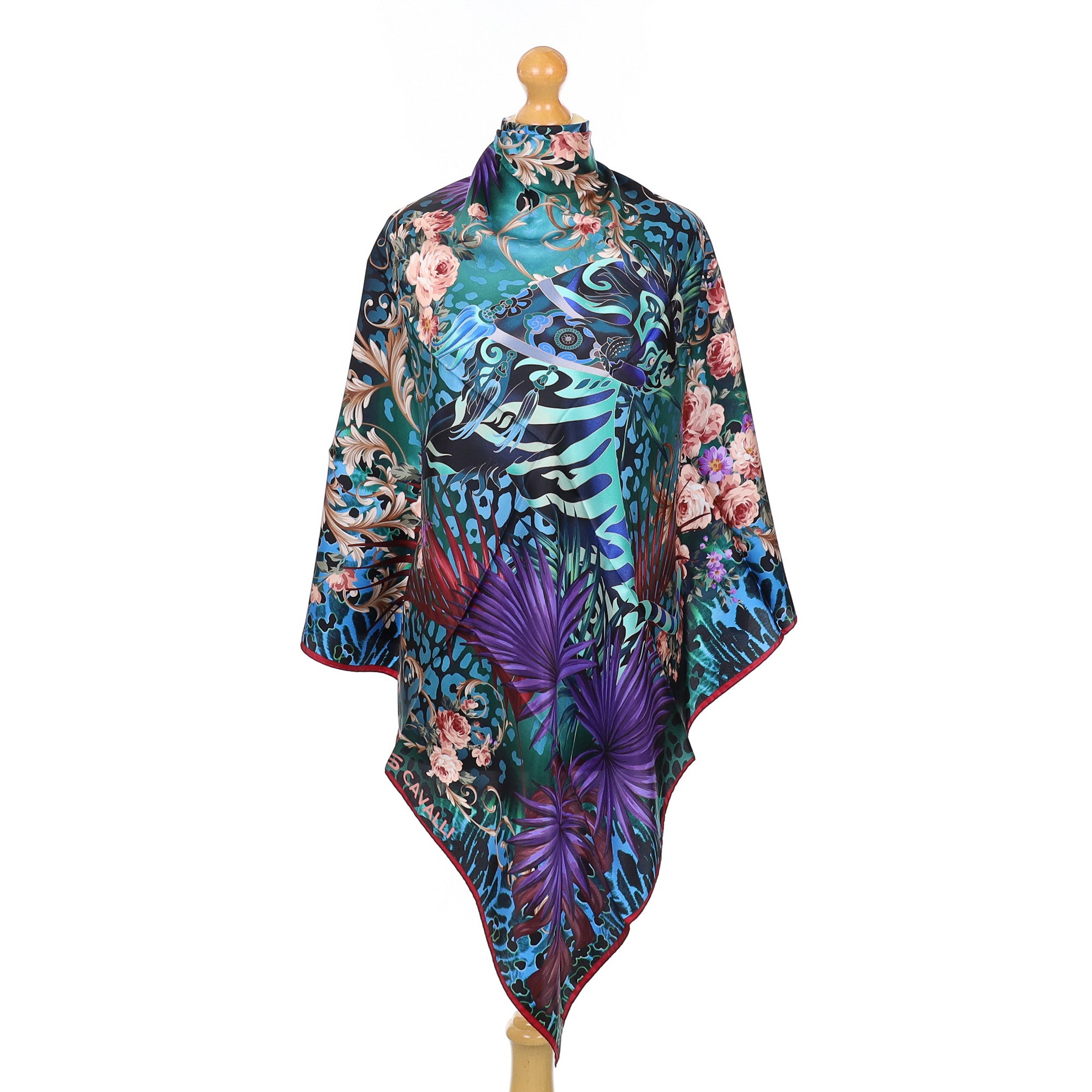 Brand New R.Cavalli Silk Scarf