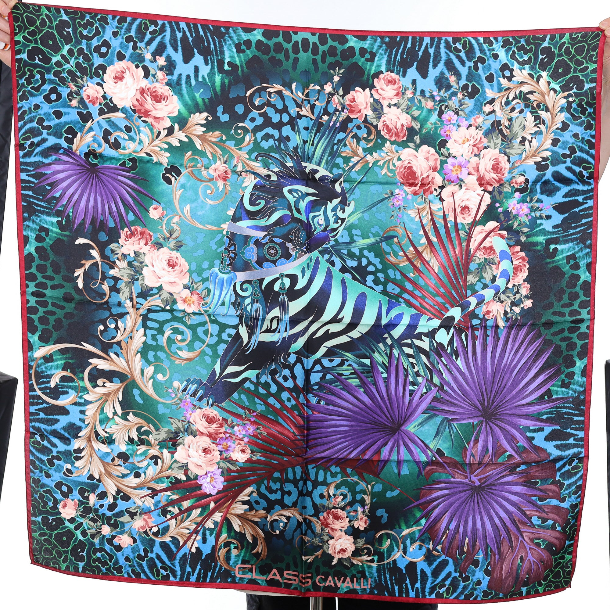 Brand New R.Cavalli Silk Scarf