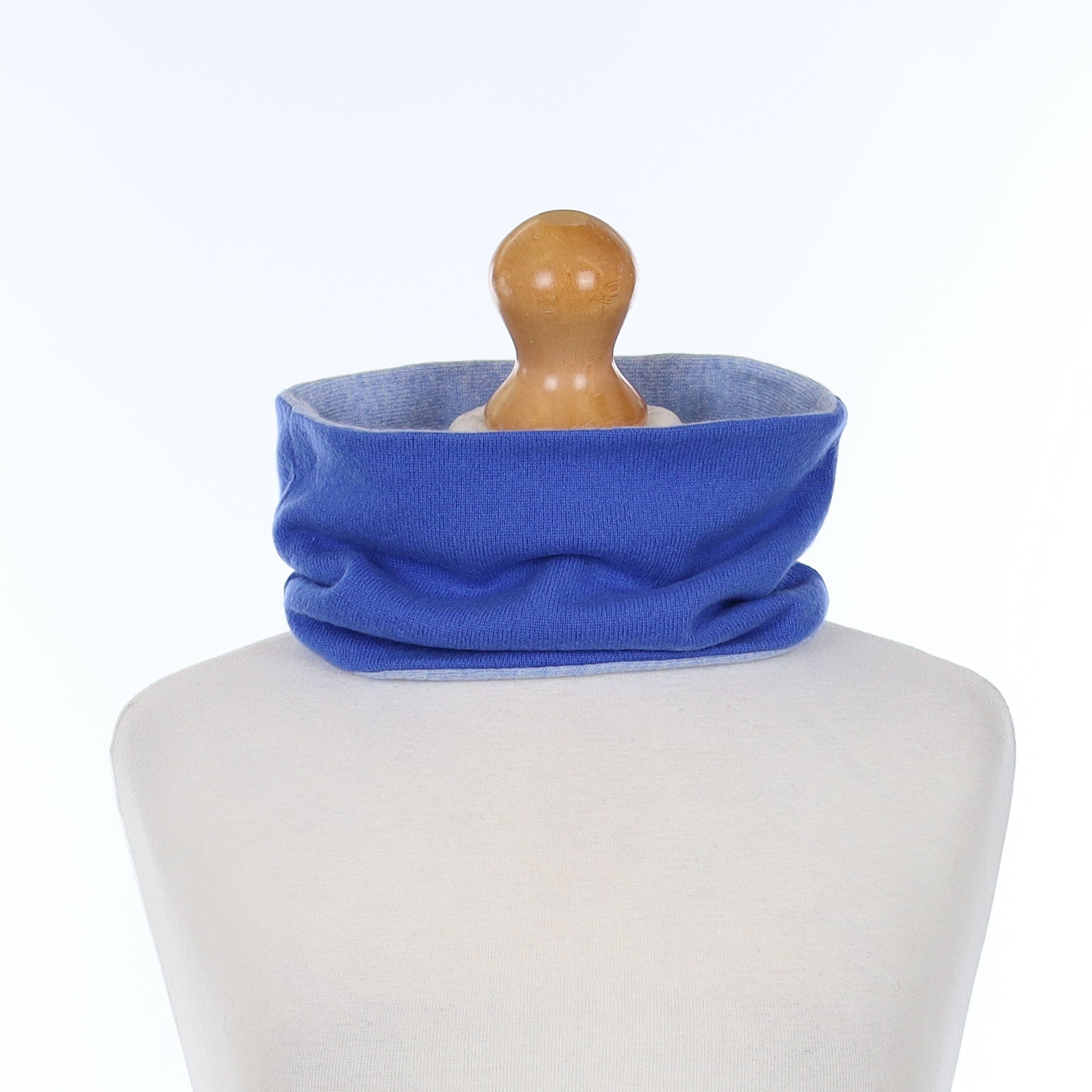 Men’s Cobalt and Pale Blue Neck Warmer