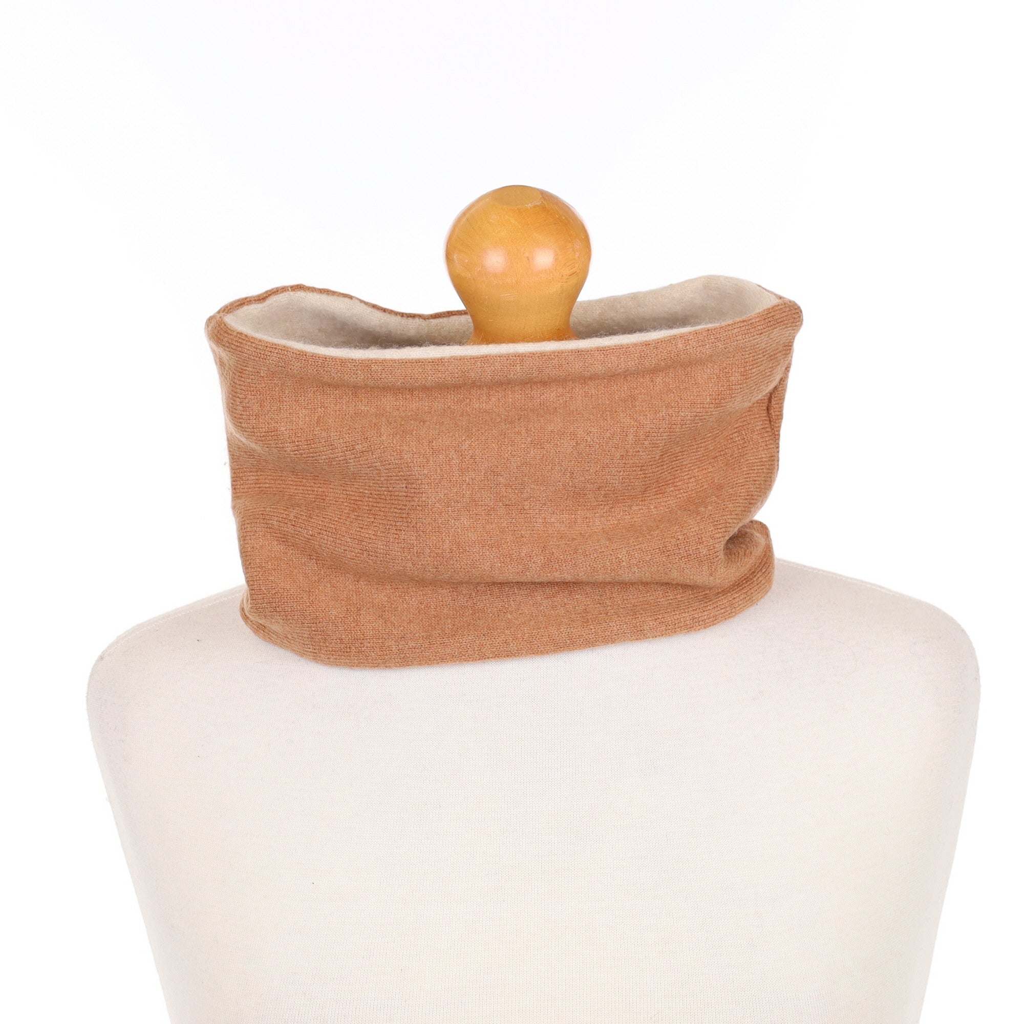 Brown and Cream Neck Warmer