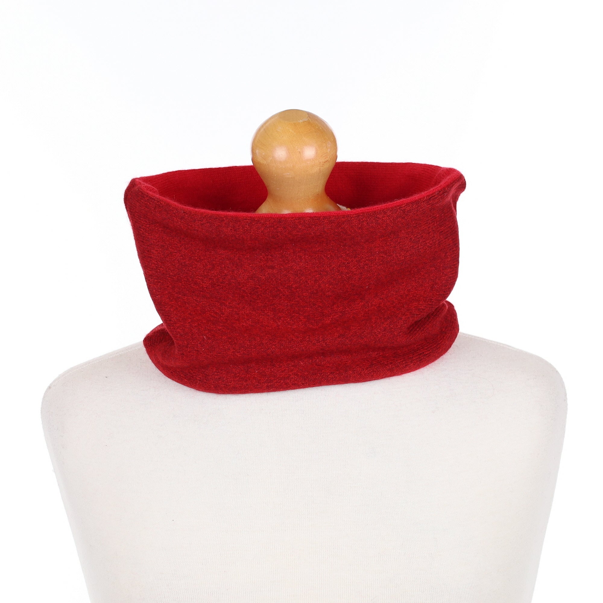 Two Toned Red Marl Neck Warmer