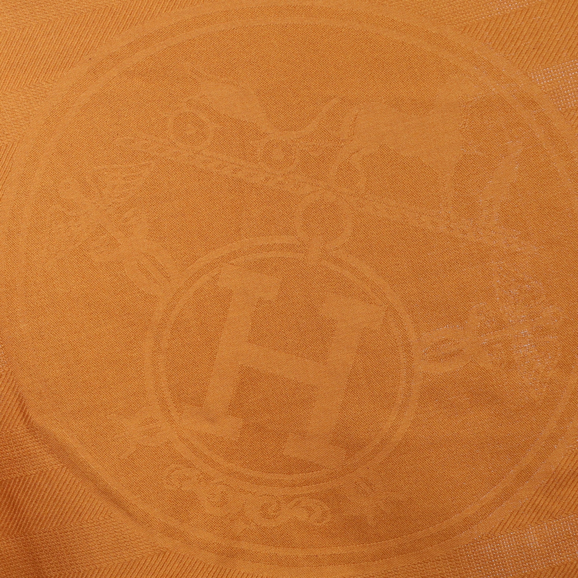 Boxed Hermès Libris Losange Cashmere and Silk Scarf