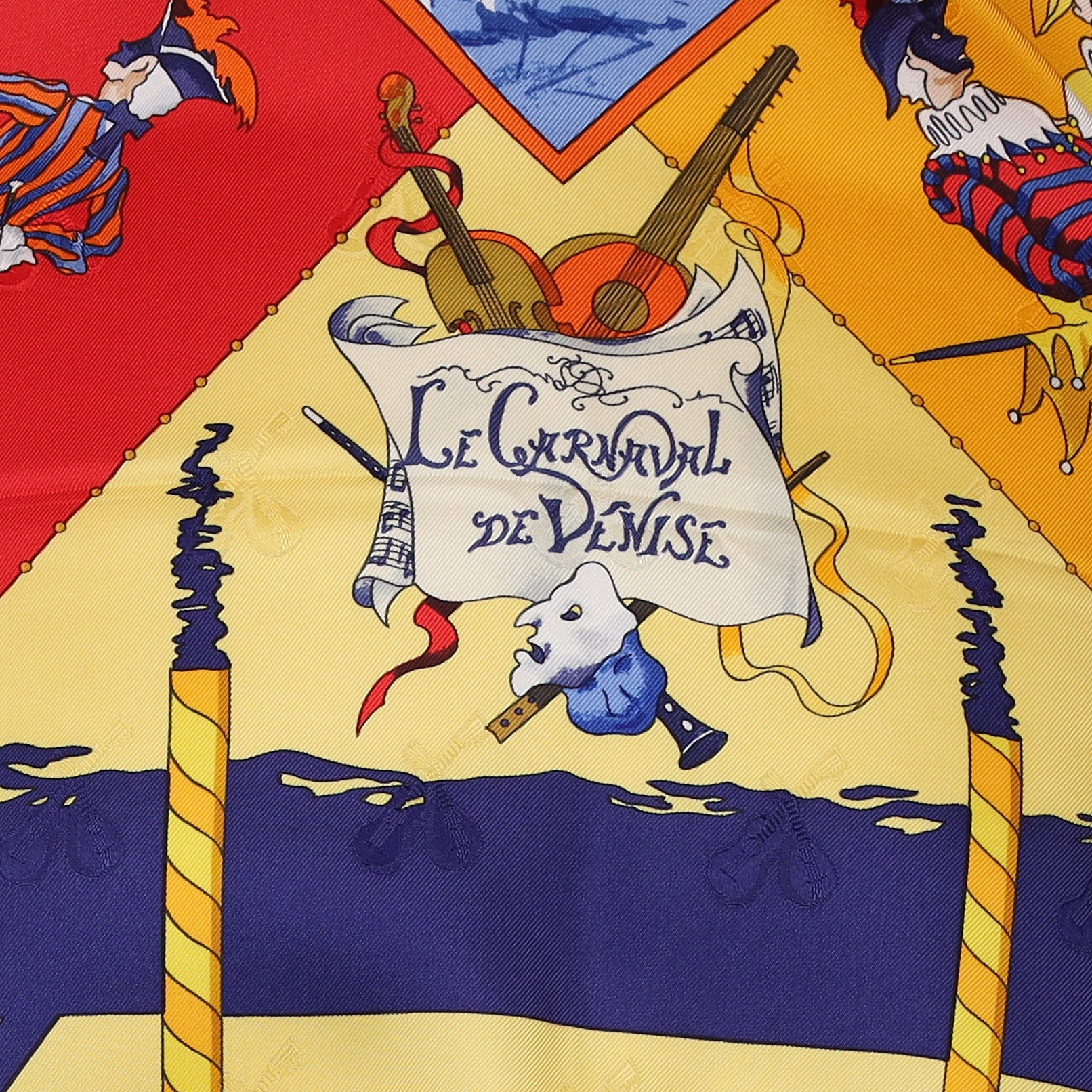 Boxed Hermès Le Carnival De Venise Silk Scarf Quite Rare