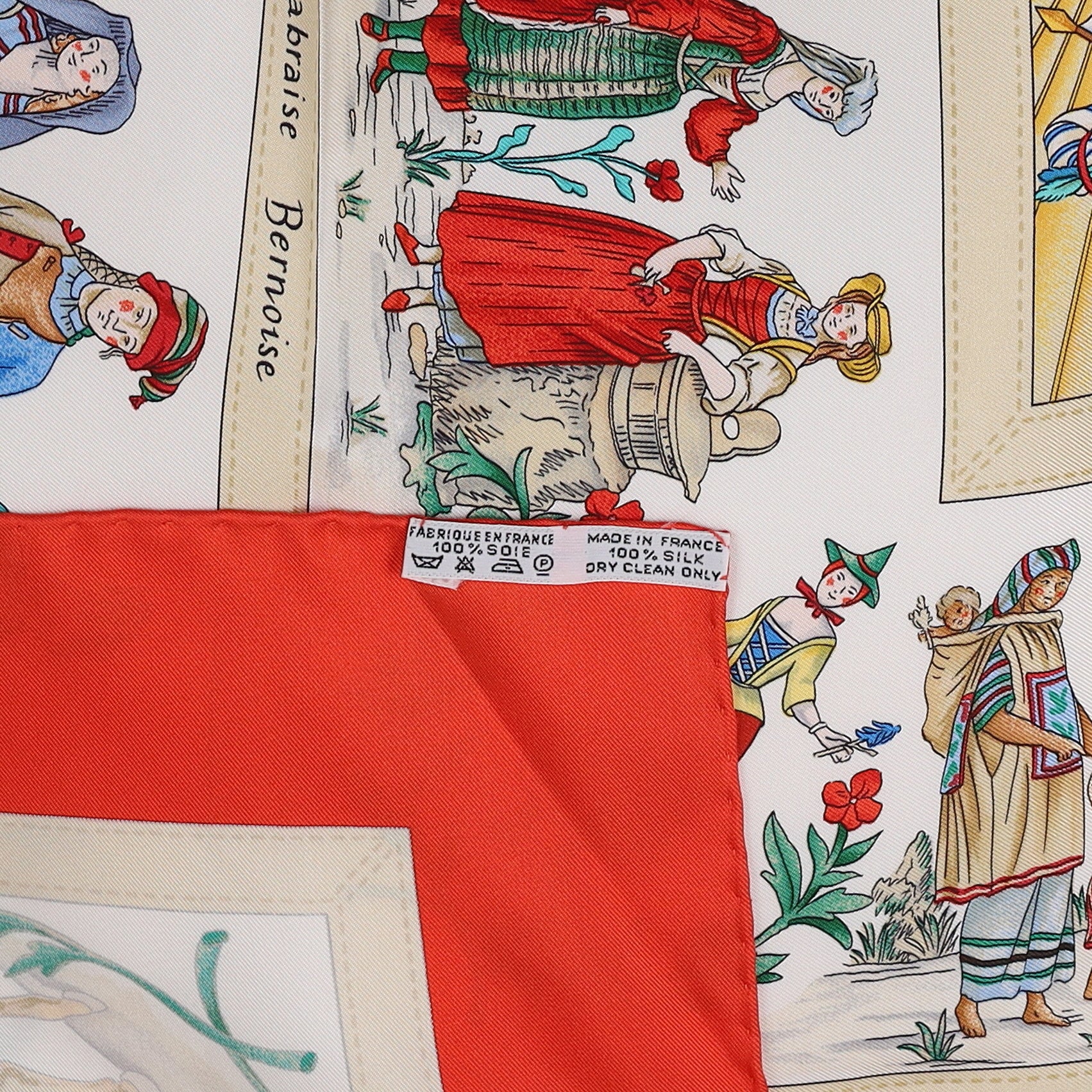 Boxed Hermès Costumes Civils Actuels Silk Scarf Rare