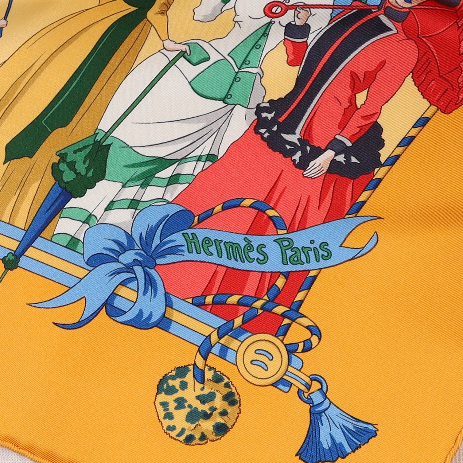 Brand New Boxed Hermès Ombrelles et Parapluies Silk Scarf Rare