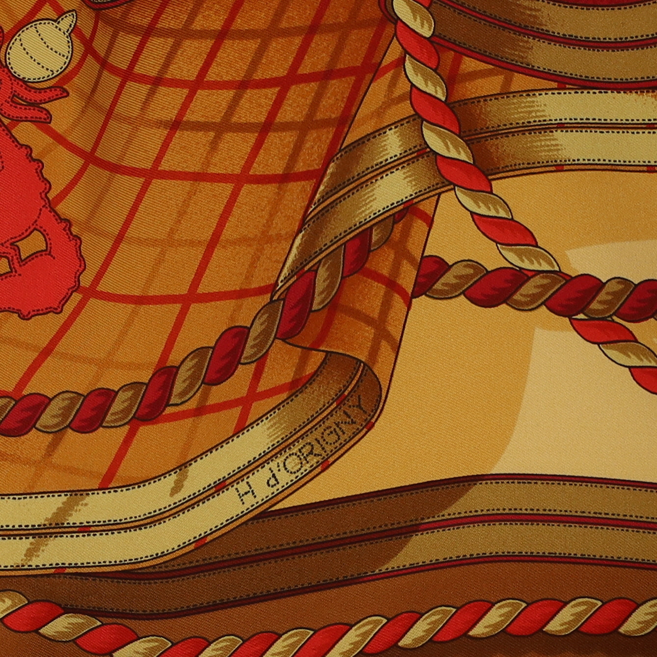 Brand New Boxed Hermès Grande Tenue Silk Scarf