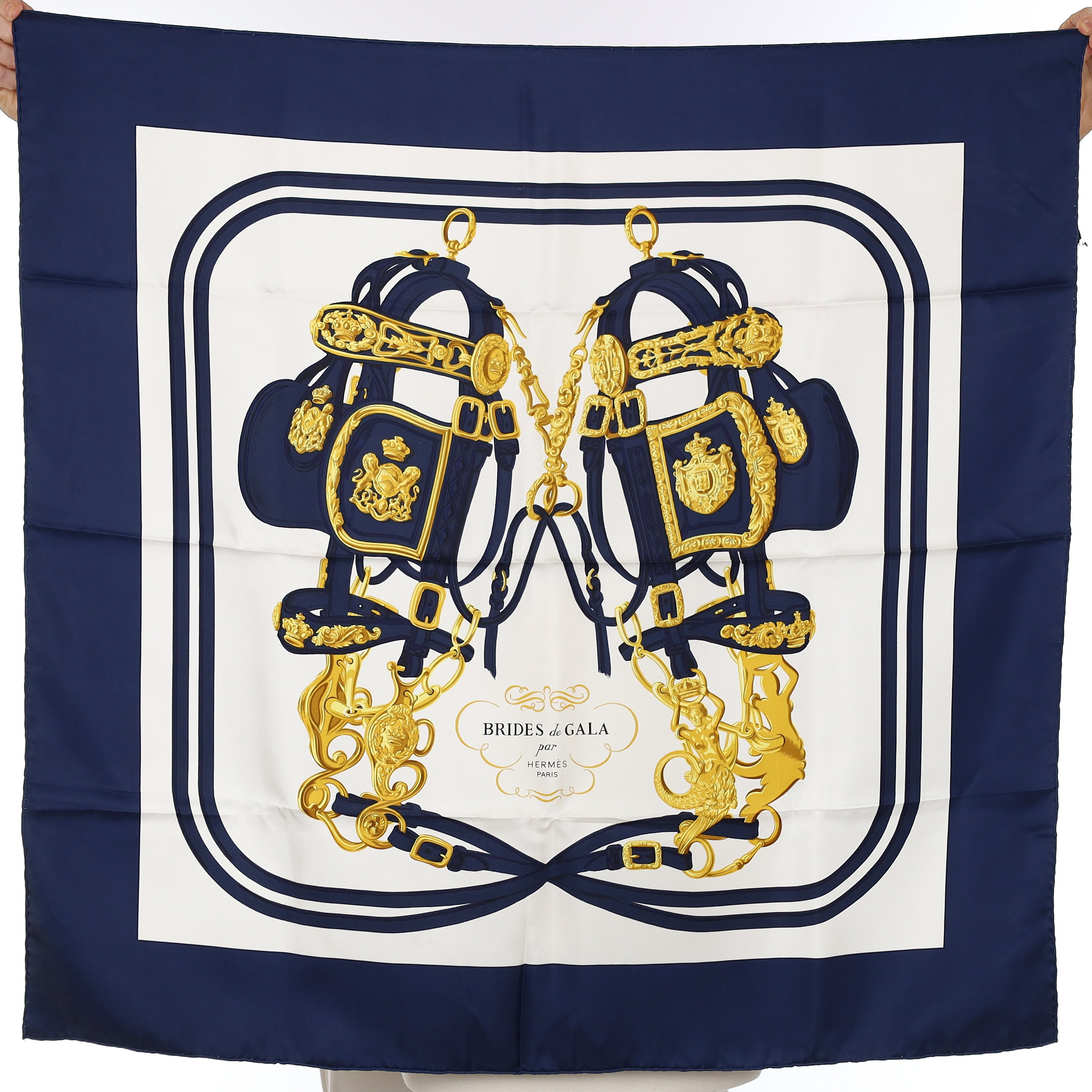Pristine Boxed Hermès Brides de Gala Silk Scarf