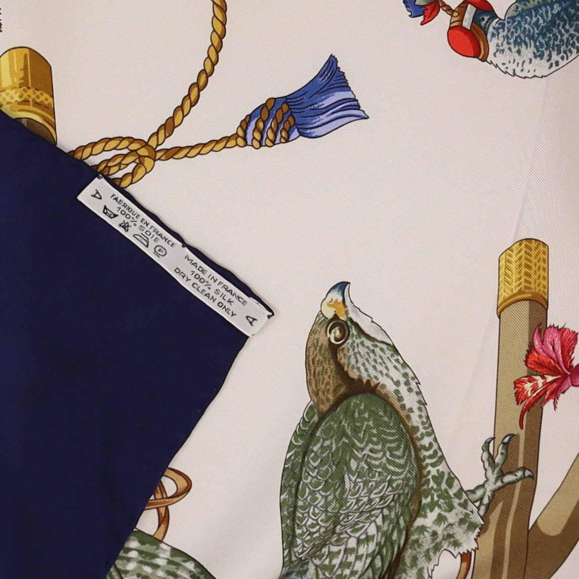 Hermès Les Oiseaux du Roy Silk Scarf
